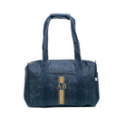 Small Denim Duffel: Monogram - Quilted Koala