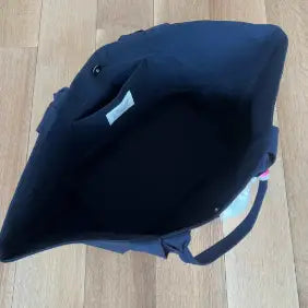 HOCKEY MOM BAG - Navy with White - Quilted Koala