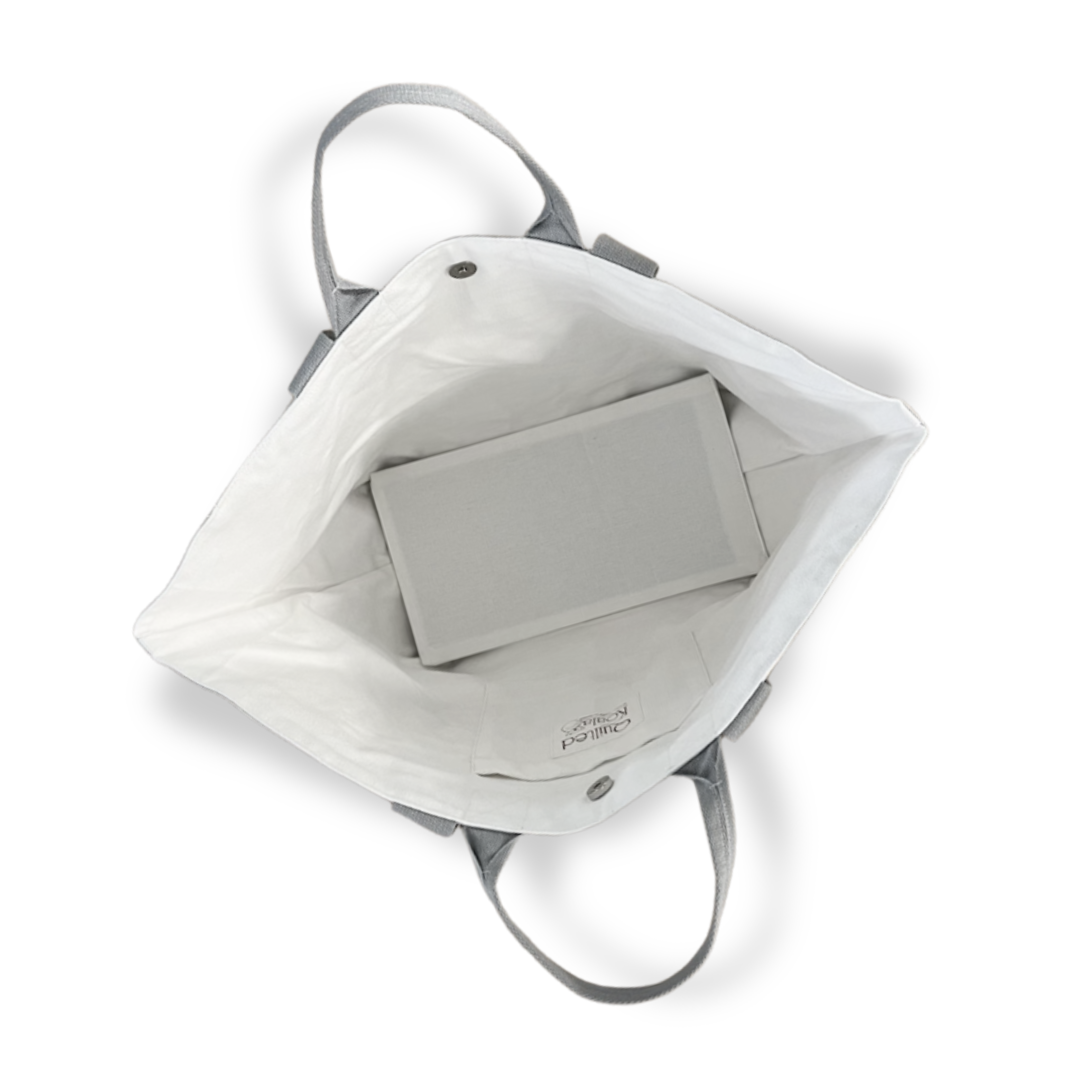 Chelsea Bag - Metallic Silver - Quilted Koala