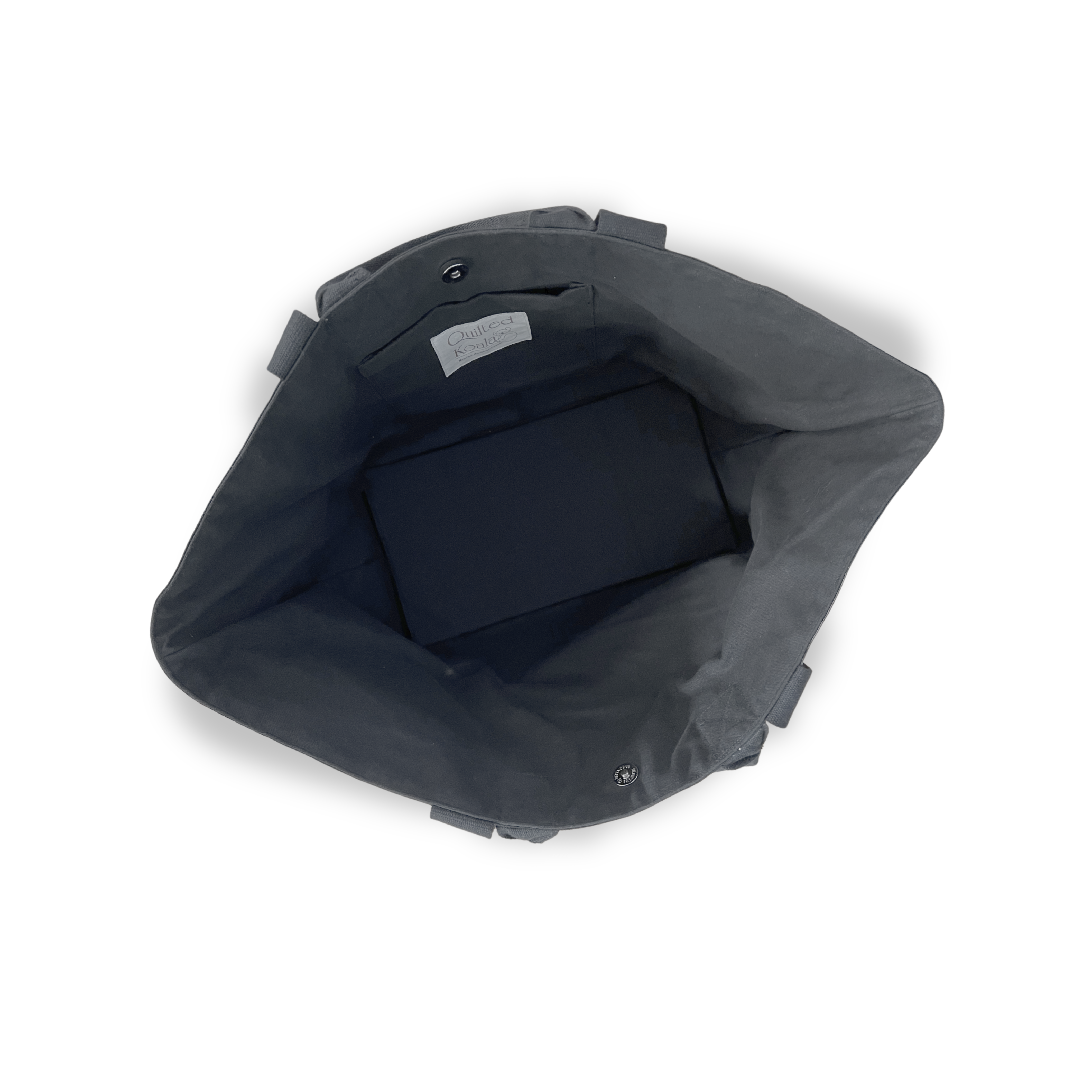Chelsea Bag - Metallic Black - Quilted Koala