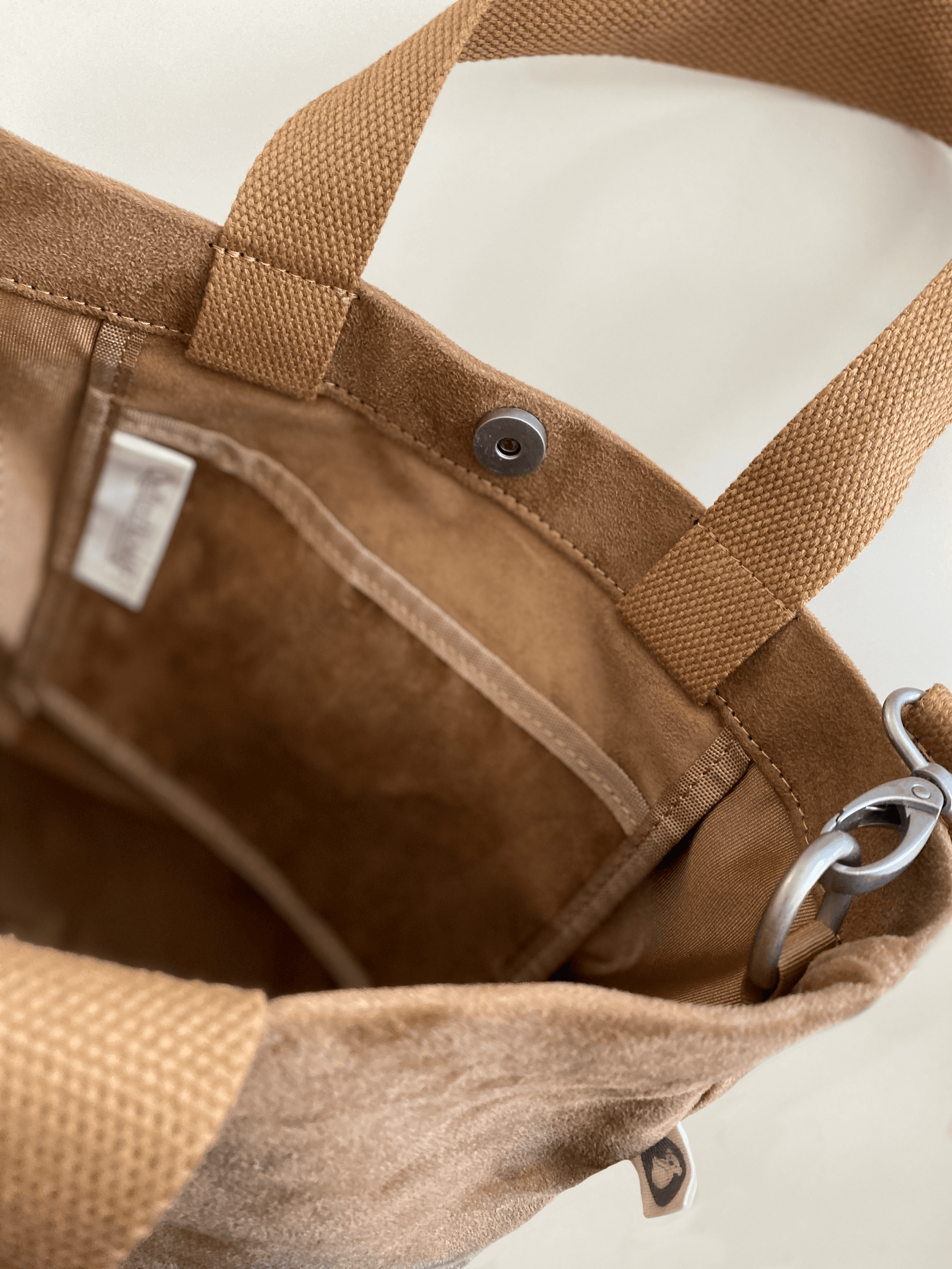 Vegan Suede Crossbody Bag in Mocha with TWO GIFTS! - Quilted Koala