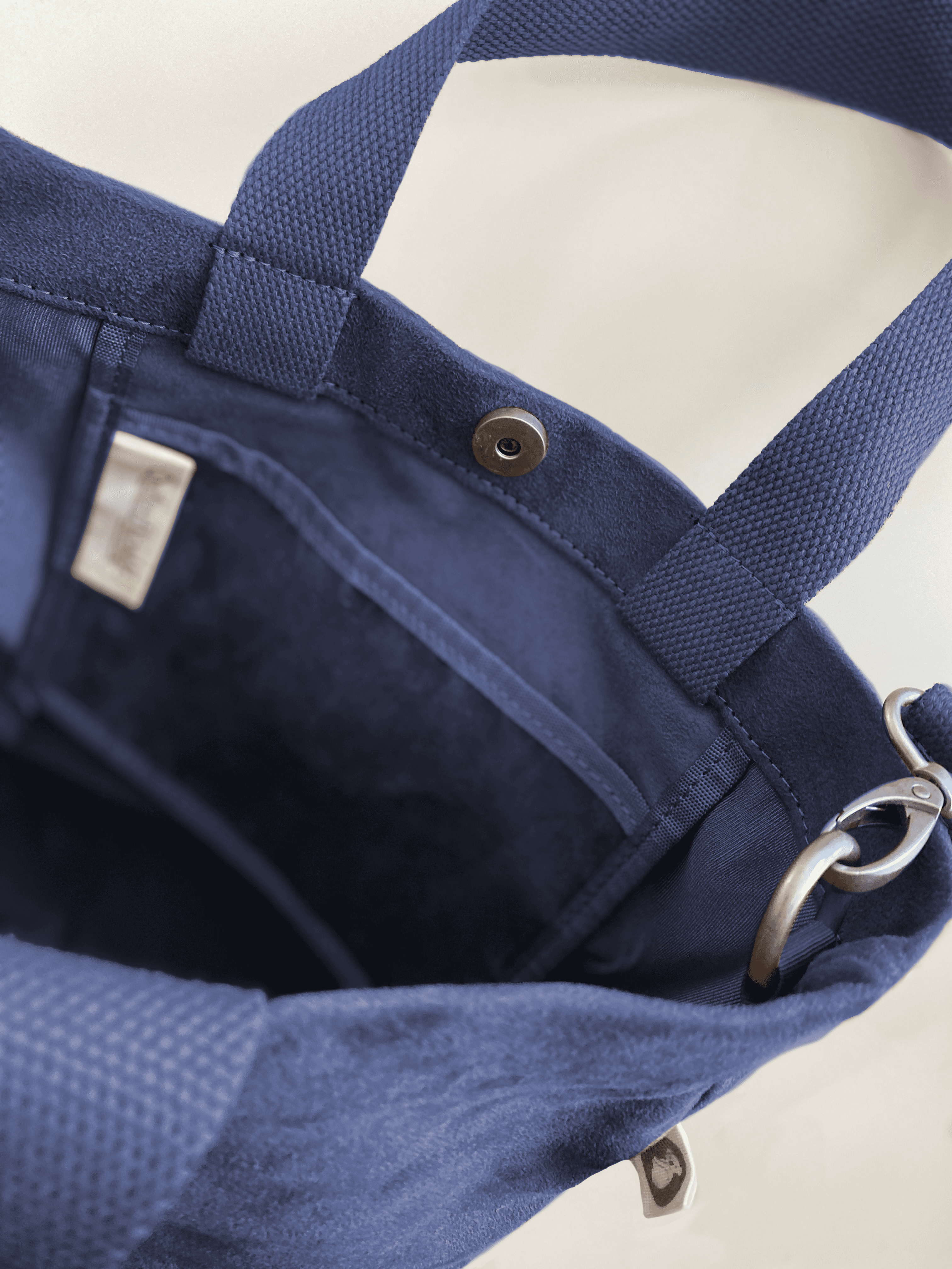 Vegan Suede Crossbody Bag in Navy with TWO GIFTS! - Quilted Koala