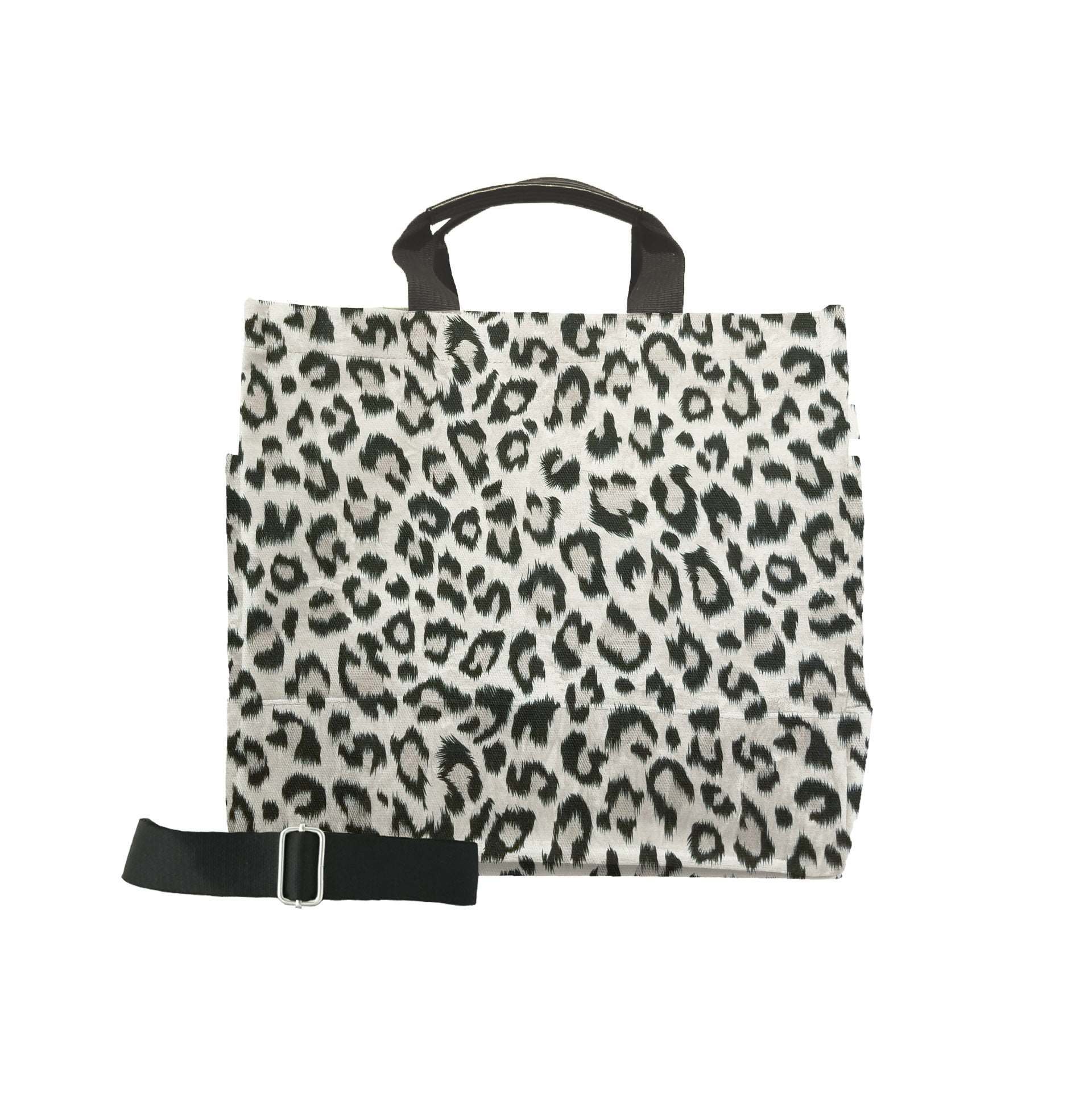 Color Stripes: Leopard North South Bag - Quilted Koala