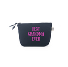 BEST GRANDMA EVER - Navy Makeup Bag - NEW! - Quilted Koala