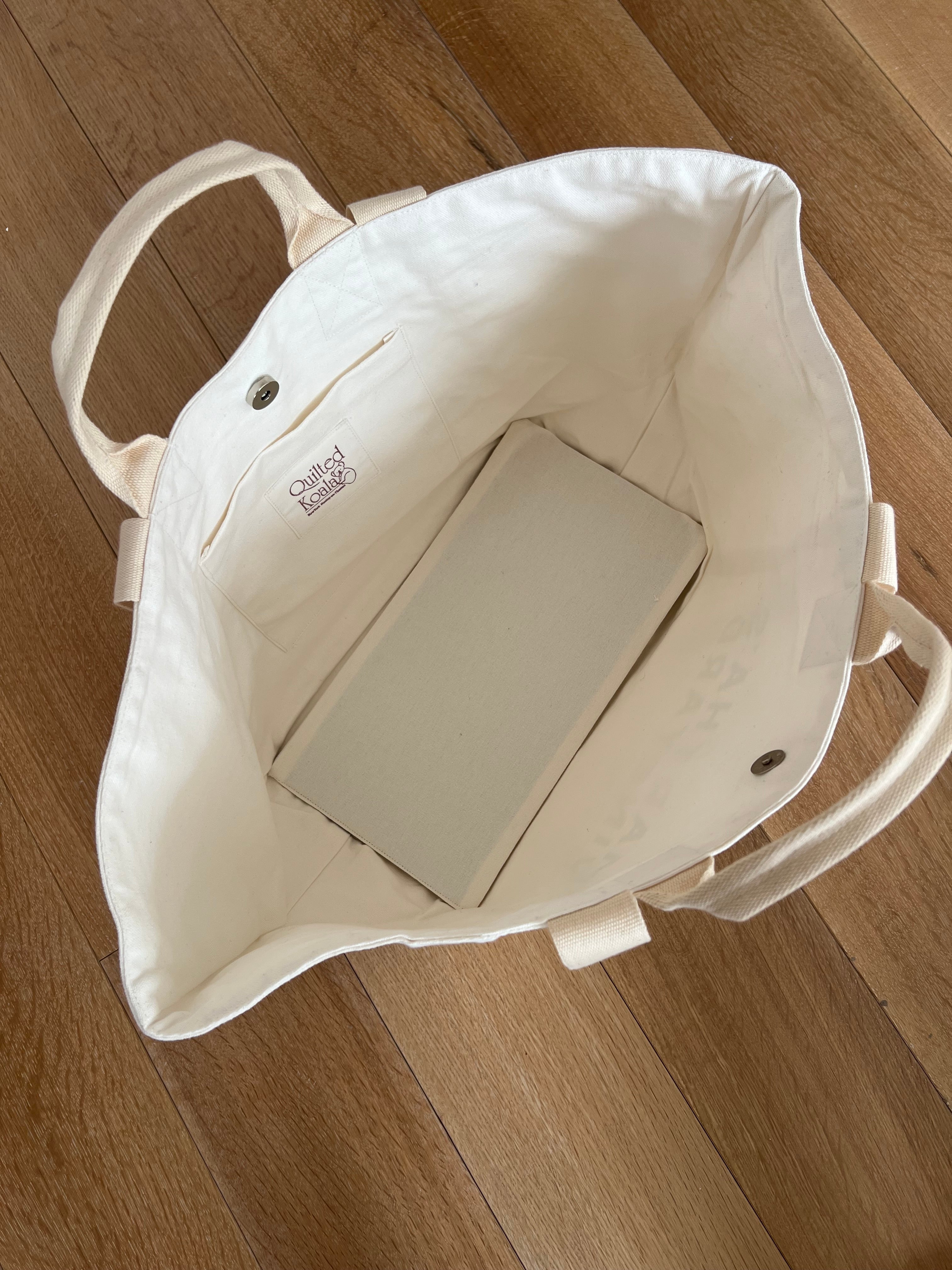 Certified PICKLEBALL LOVER BAG (Natural and Pink) NEW! - Quilted Koala