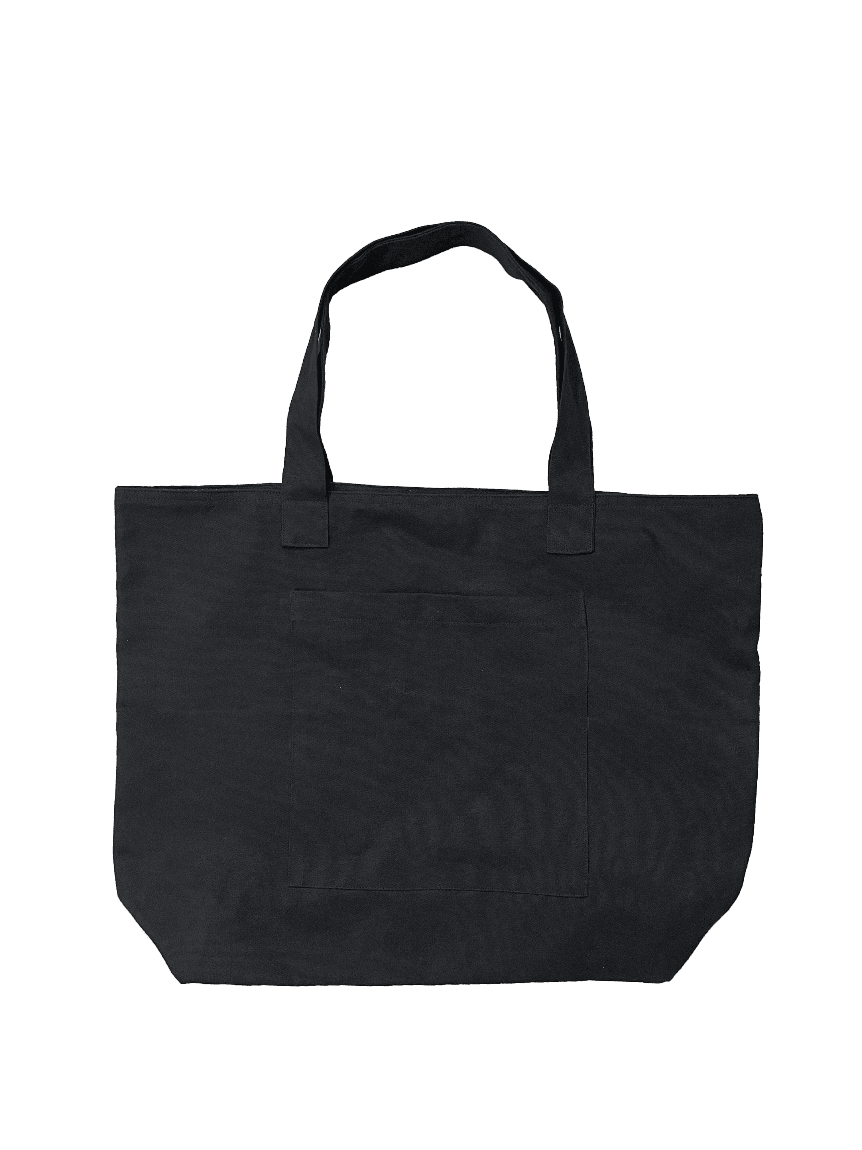 Black Everything Bag - Split Letter Monogram - Quilted Koala