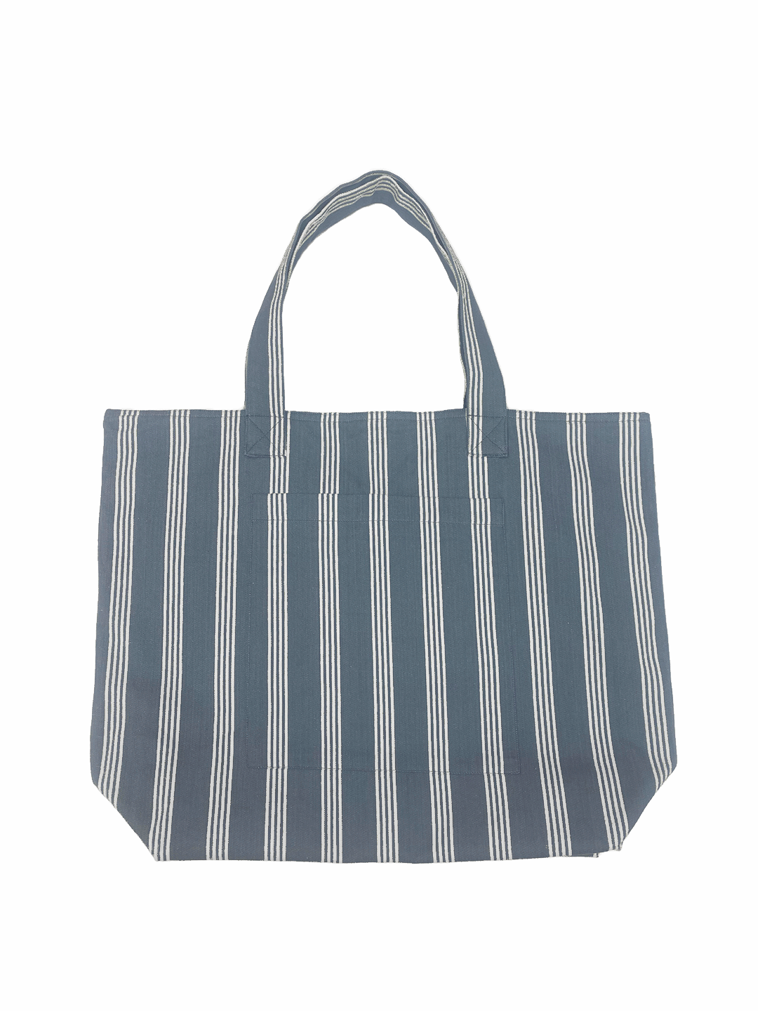 Blue Ticking Stripe Everything Bag - Quilted Koala
