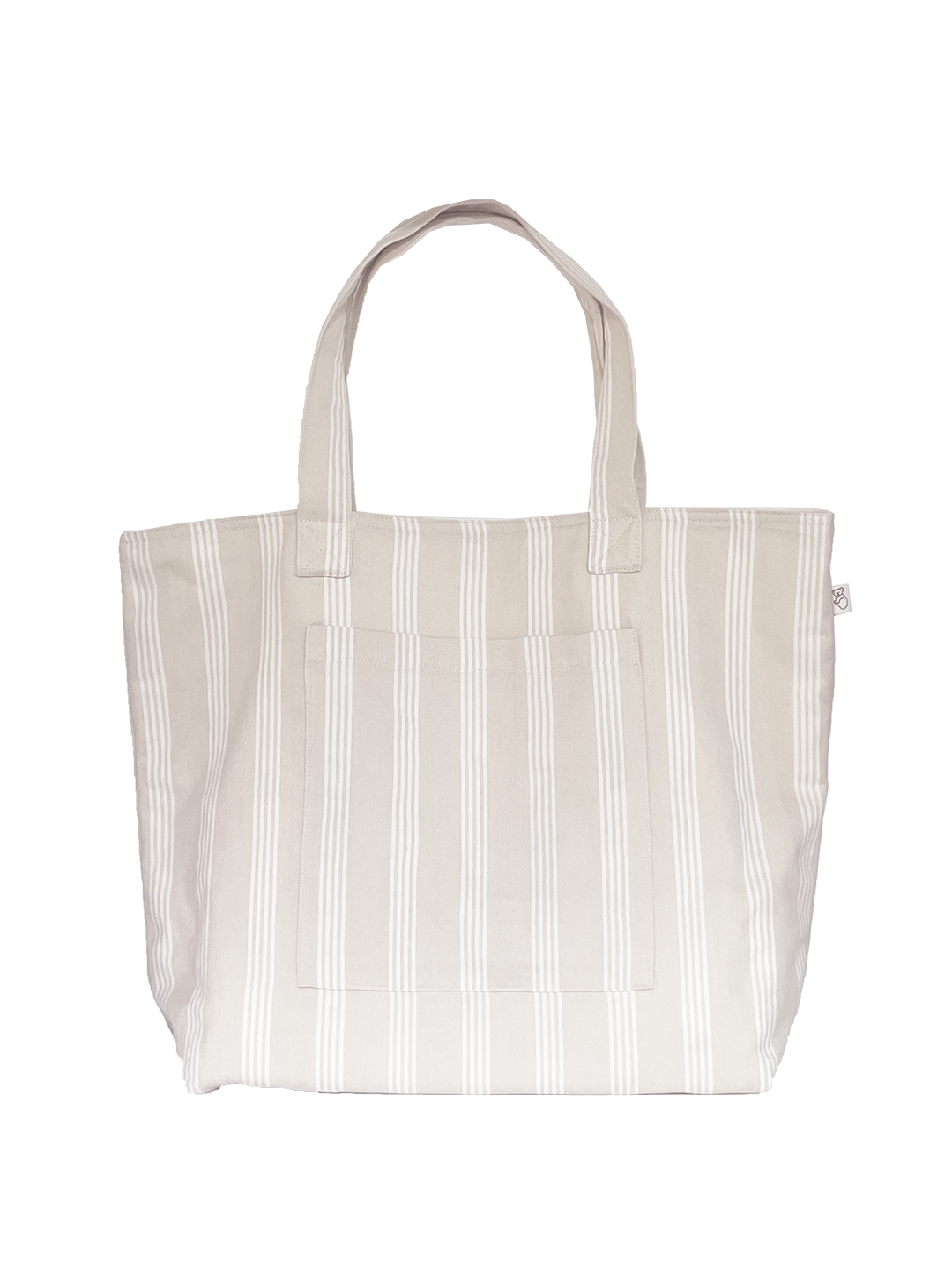Sand Ticking Stripe Everything Bag - Quilted Koala