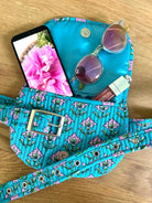 Quilted Koala Wood Block Print Belt Bag - Quilted Koala