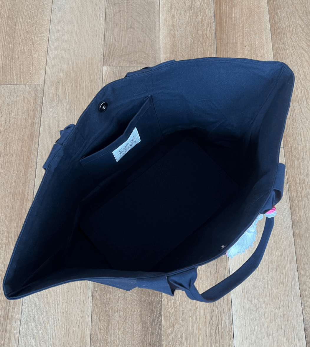 Chelsea Bag Navy with LIFE of the PARTY NEW! - Quilted Koala