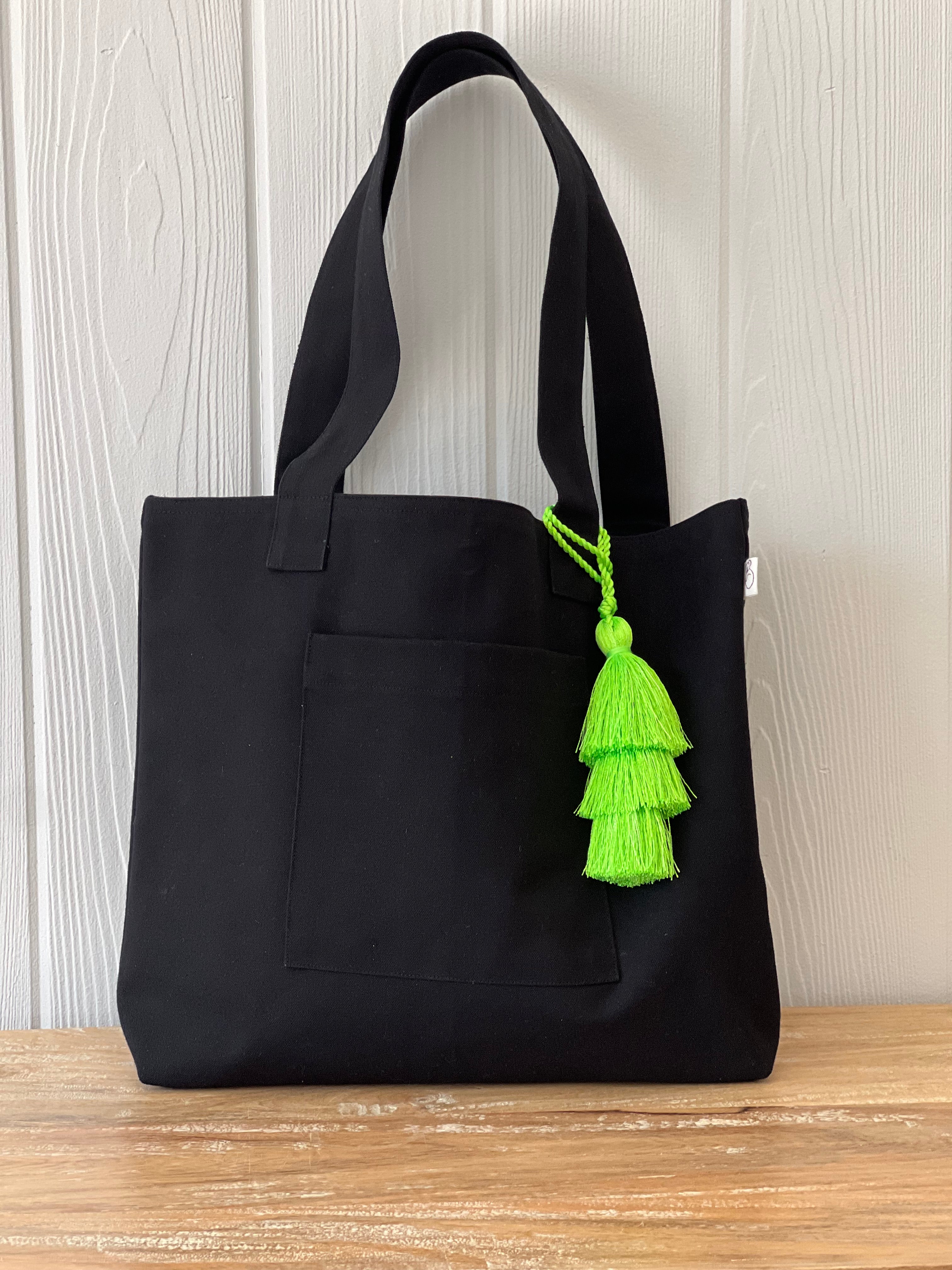 KOALA TASSEL - NEON GREEN - Quilted Koala