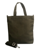 Town Crossbody Bag: Olive Vegan Suede - Quilted Koala