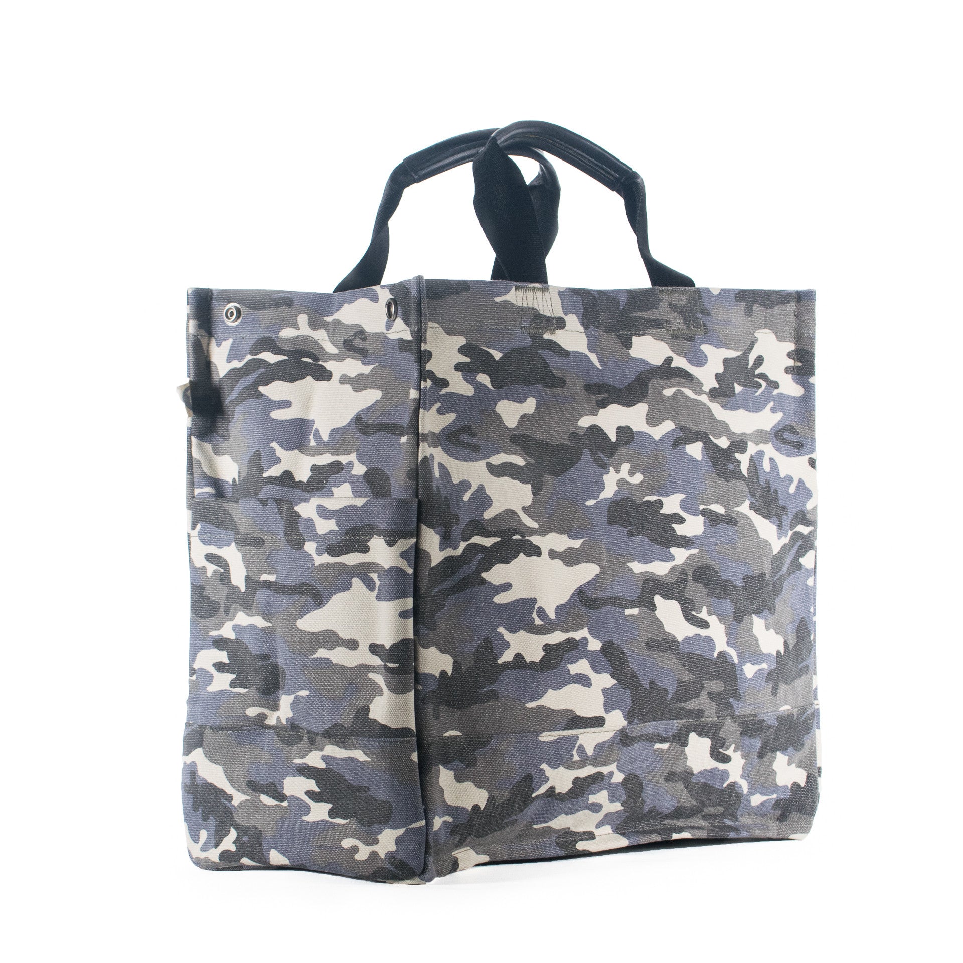 Luxe North-South Bag: Grey Camouflage - Quilted Koala
