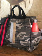 Luxe North-South Bag: Camouflage - Quilted Koala