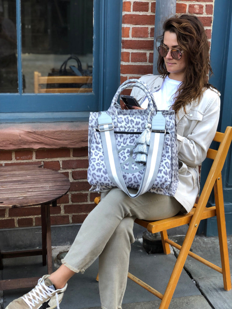 Future Bag - Grey Leopard Enjoy over $100 off this week! - Quilted Koala