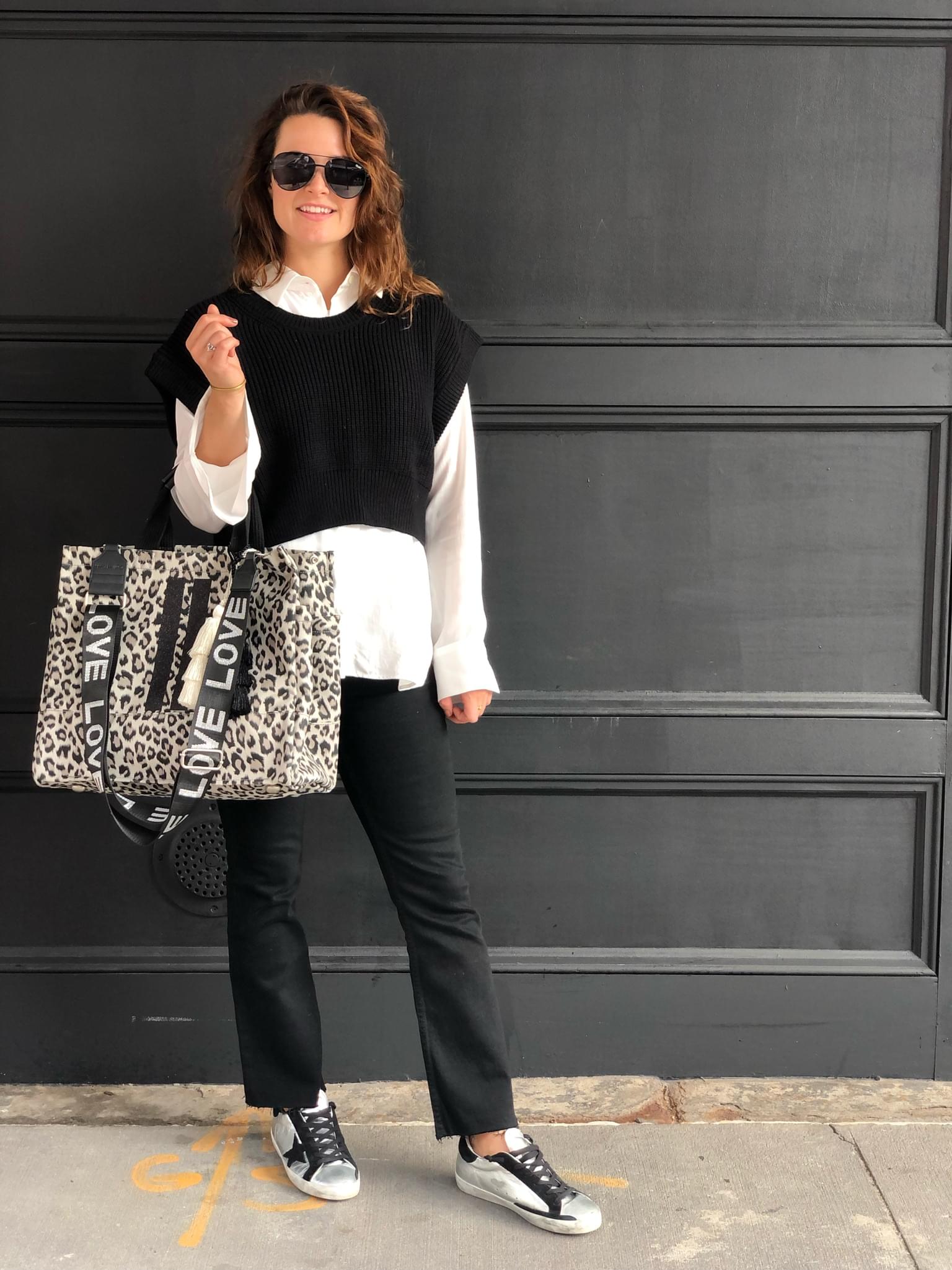 Luxe North South Bag: Leopard - Quilted Koala