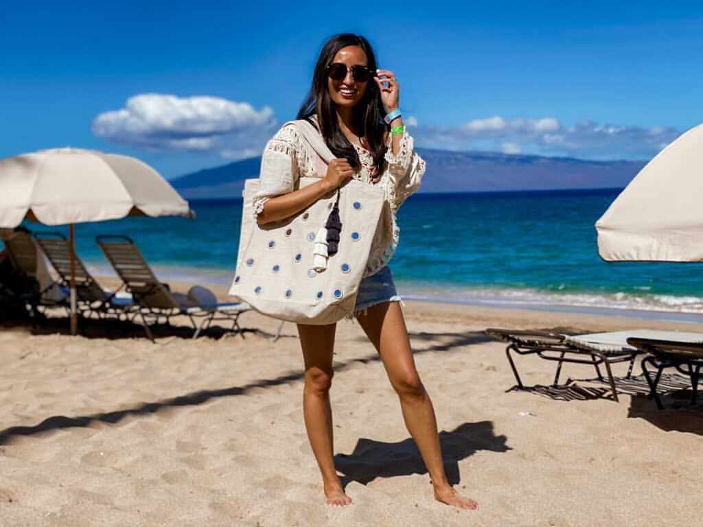 Boho Large Mirror Tote: Stone - BACK IN STOCK! - Quilted Koala