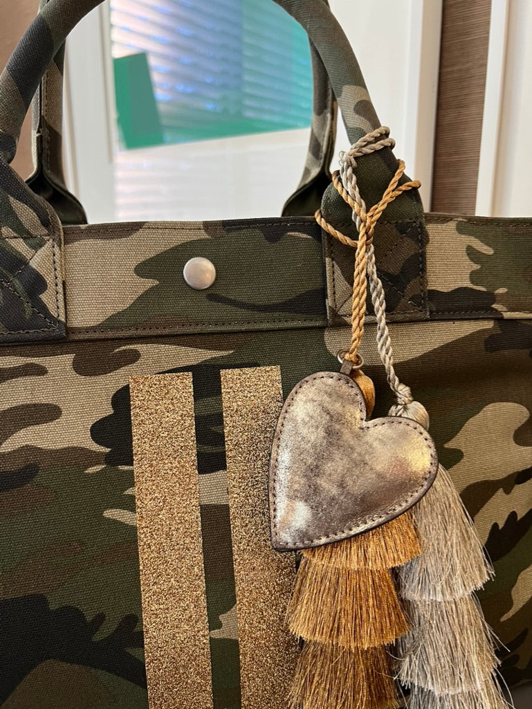 Koala Charms- Gold Heart NEW - Quilted Koala