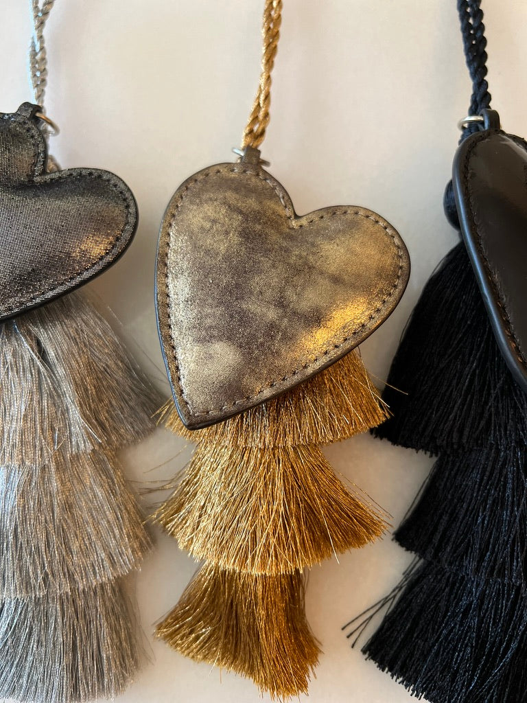 Koala Charms- Gold Heart NEW - Quilted Koala