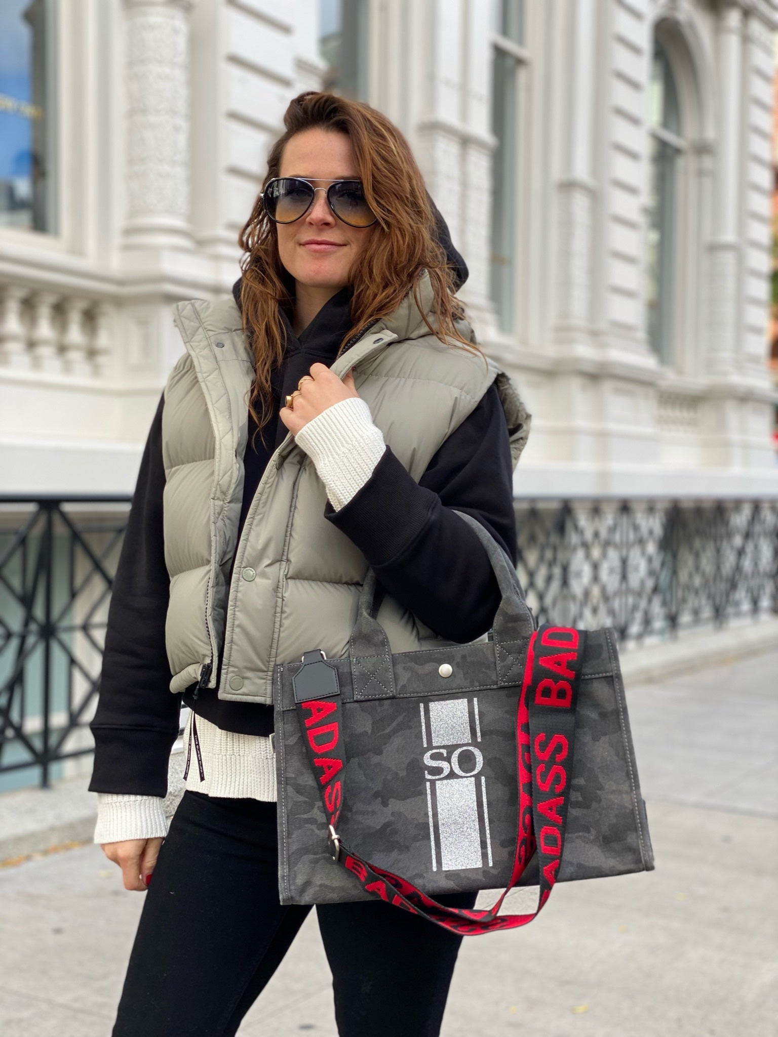 Koala Straps: Black & Red - BADASS - Quilted Koala