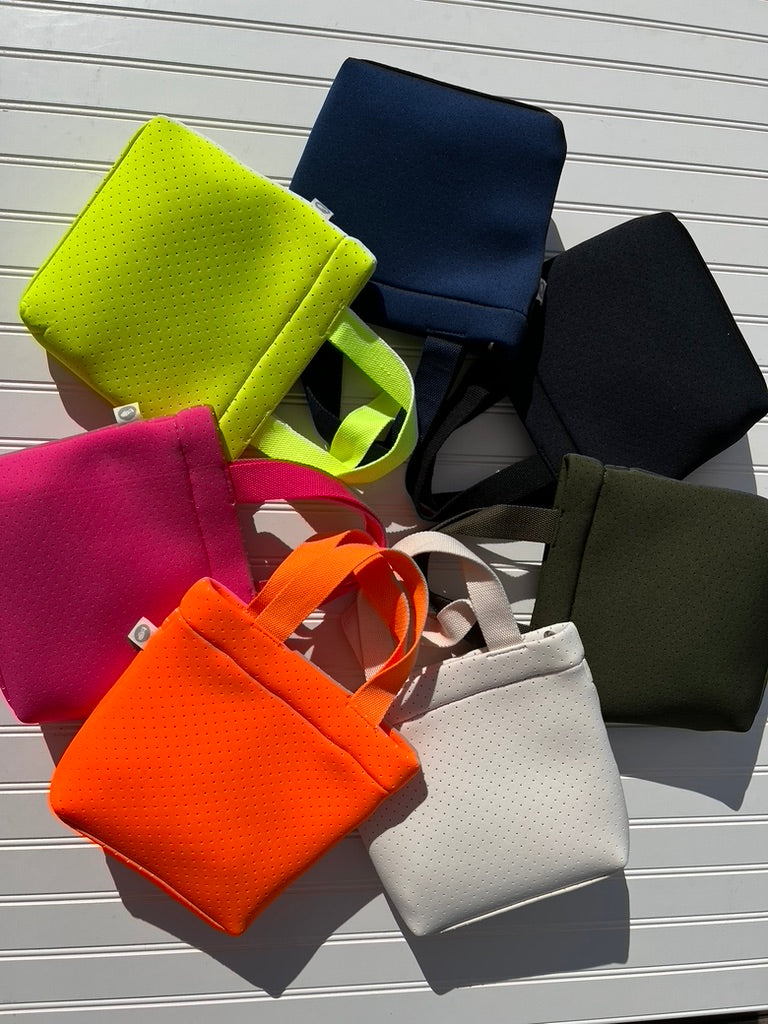 Koala Go! Midi Town Crossbody Bag: Olive Neoprene - Quilted Koala