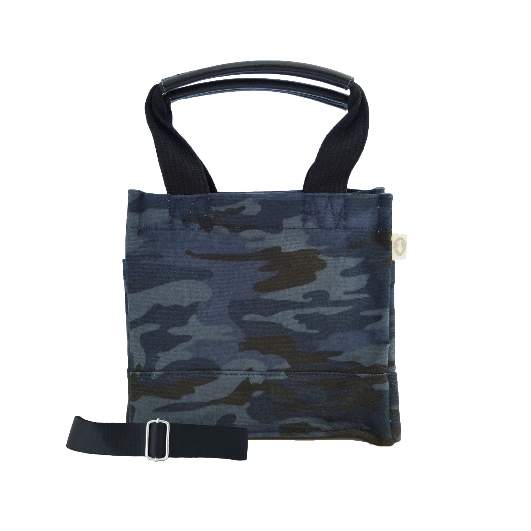 Mini Monogram Mini Luxe North South: Dark Blue Camouflage - Quilted Koala