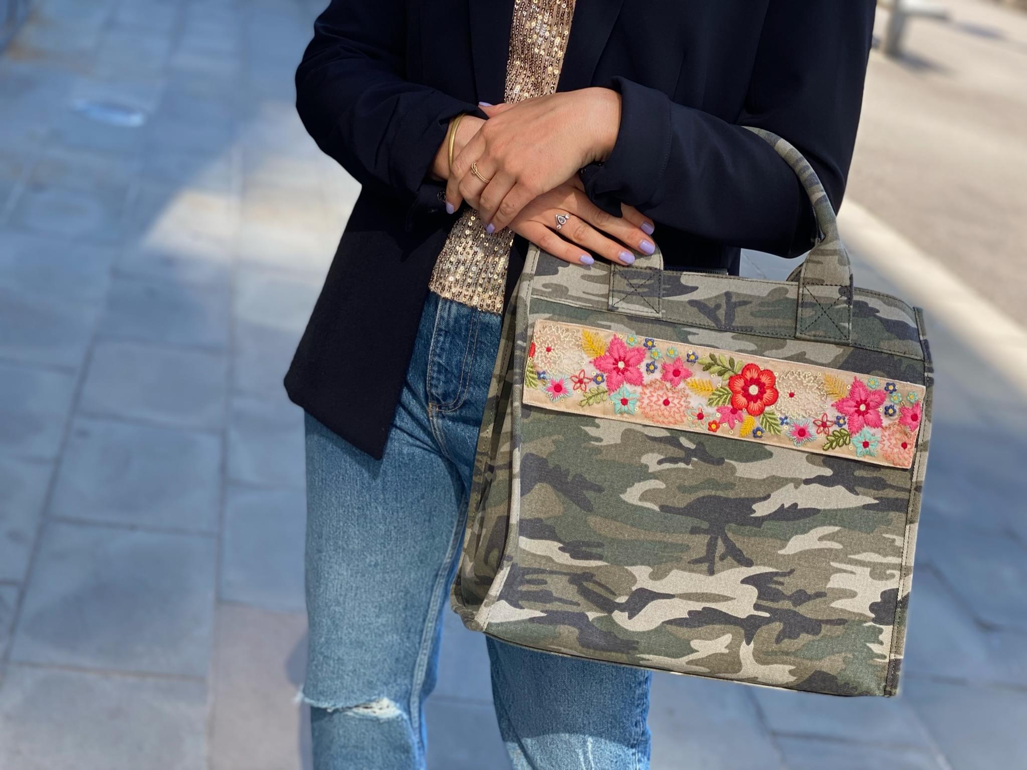 Future Bag Accessories: Koala Bands in Cream Floral BACK IN STOCK - Quilted Koala
