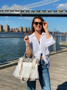 Future Bag Accessories: Bag Tutu in White - Quilted Koala
