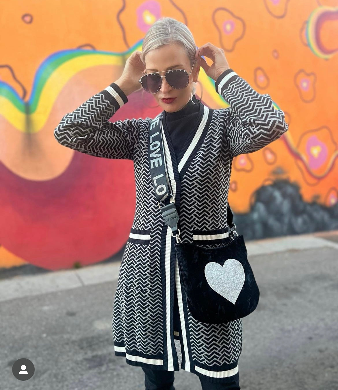 Mini City Bag: Black Crushed Velvet - Quilted Koala