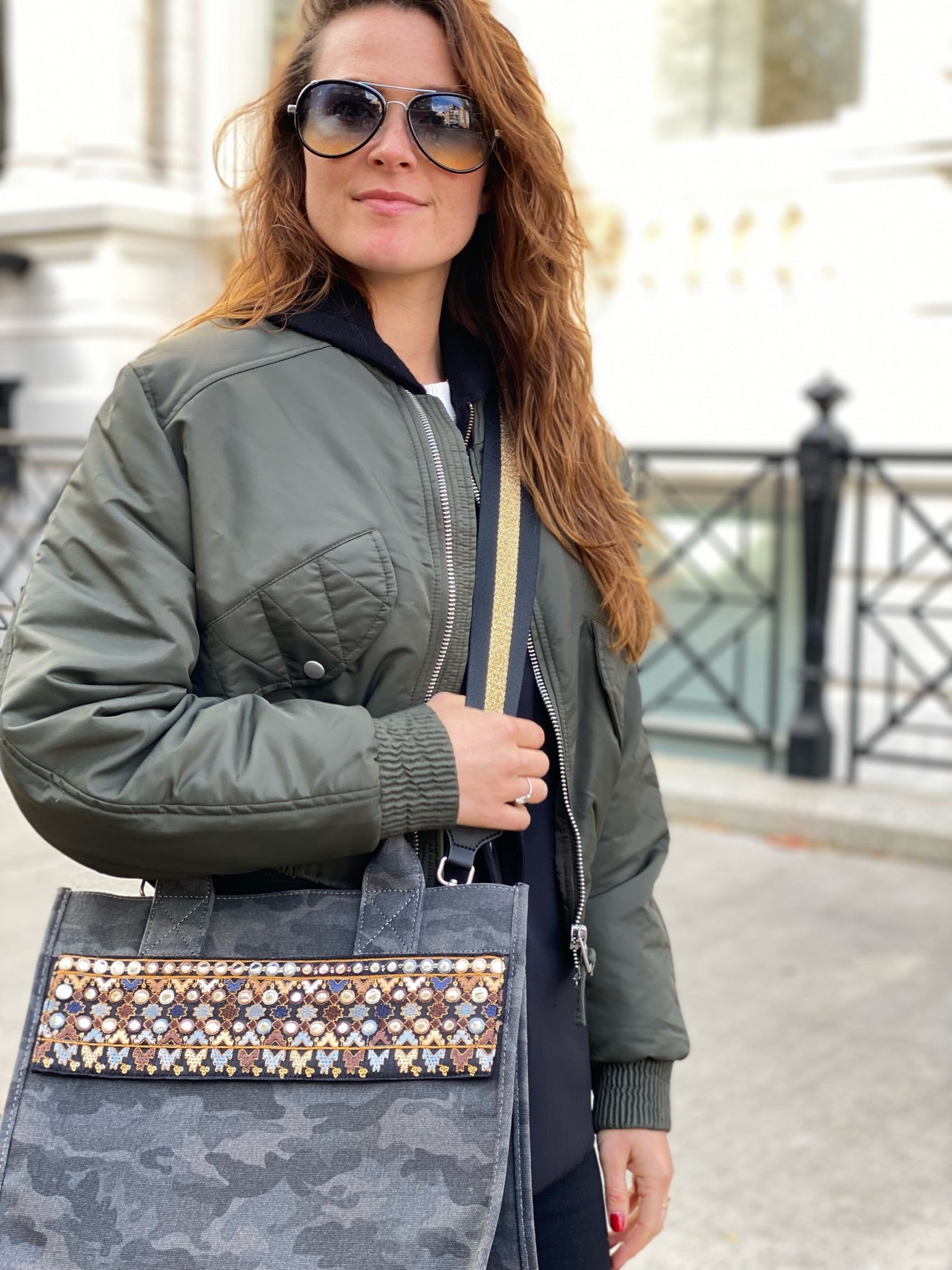 Future Bag Accessories: Koala Bands Black and Gold Multi - Quilted Koala