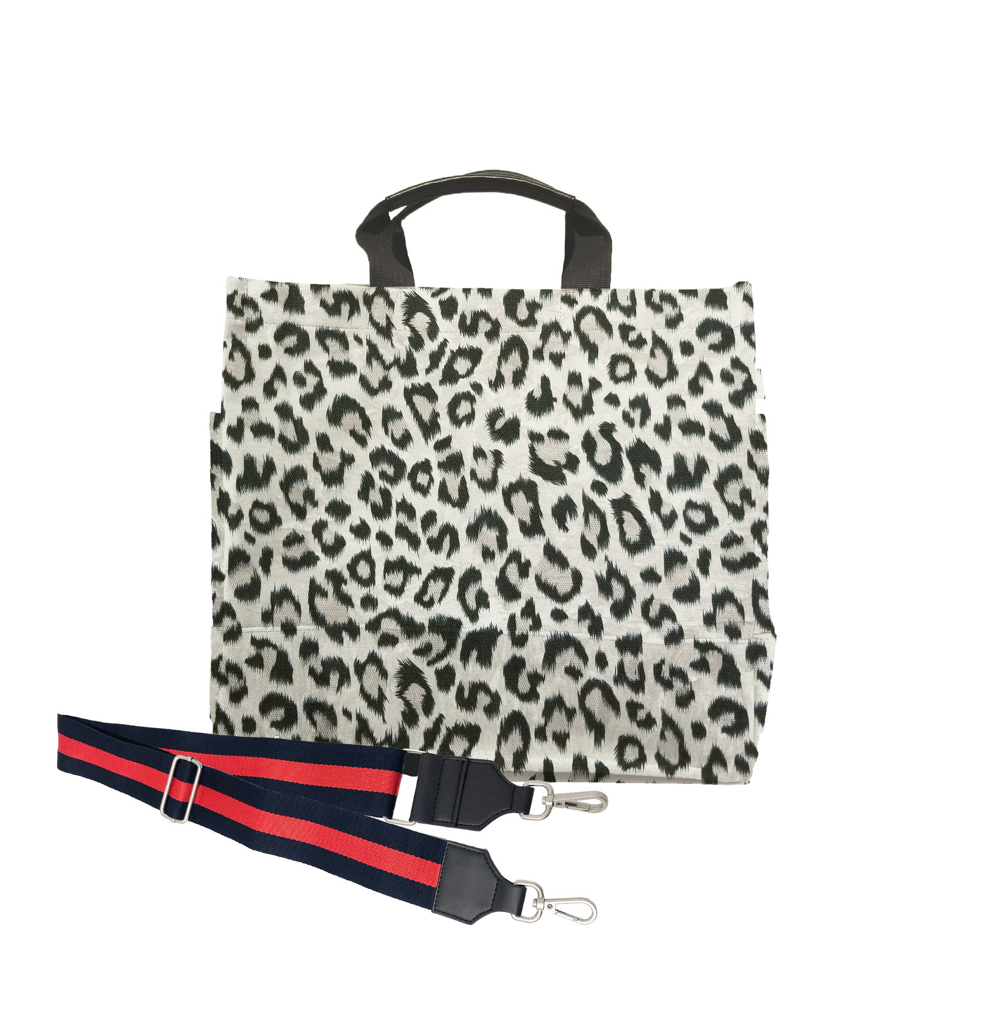 Mini Monogram Leopard North South Bag - Quilted Koala