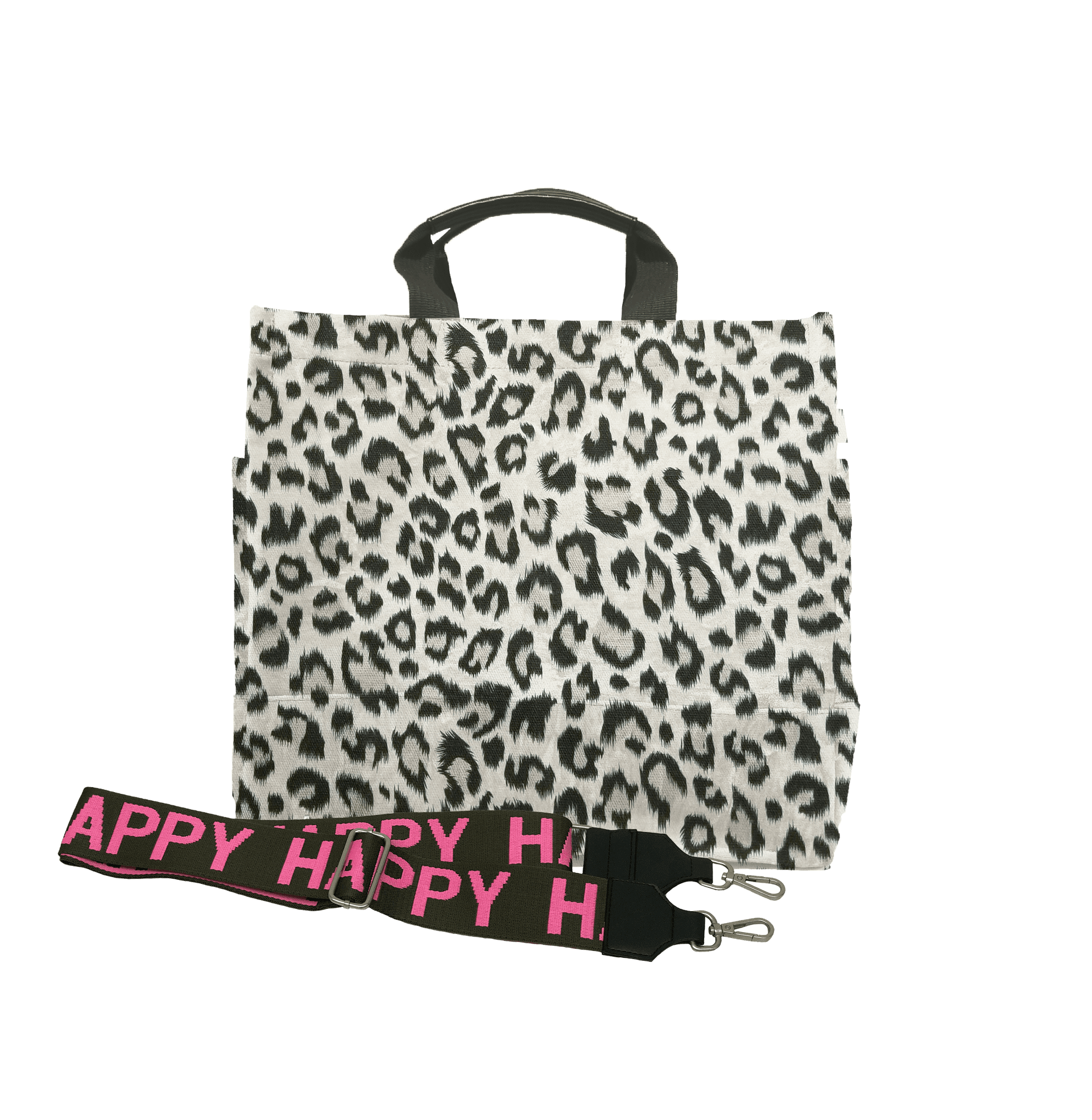 Mini Monogram Leopard North South Bag - Quilted Koala