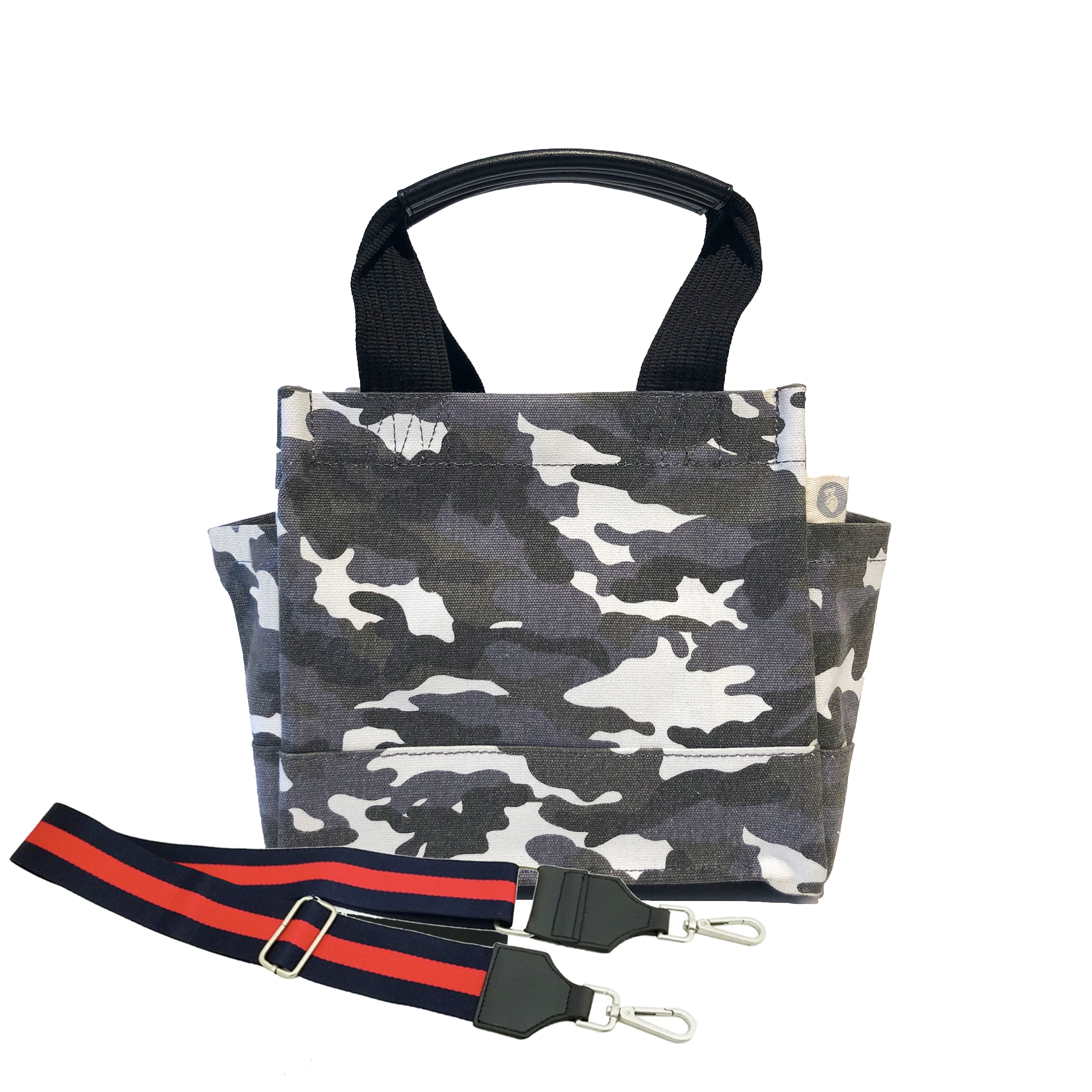 Mini Monogram Mini Luxe North South Bag: Grey Camouflage - Quilted Koala