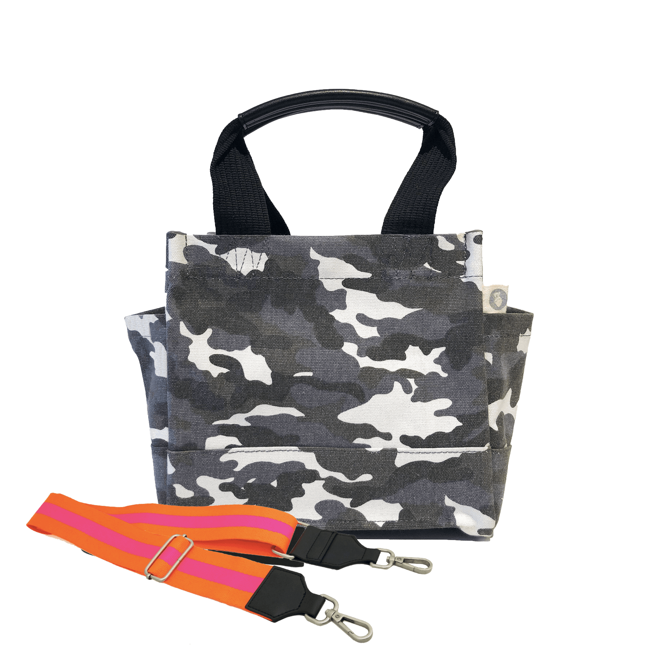 Mini Monogram Mini Luxe North South Bag: Grey Camouflage - Quilted Koala