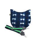 Mini City Bag: Blue Shibori - Quilted Koala