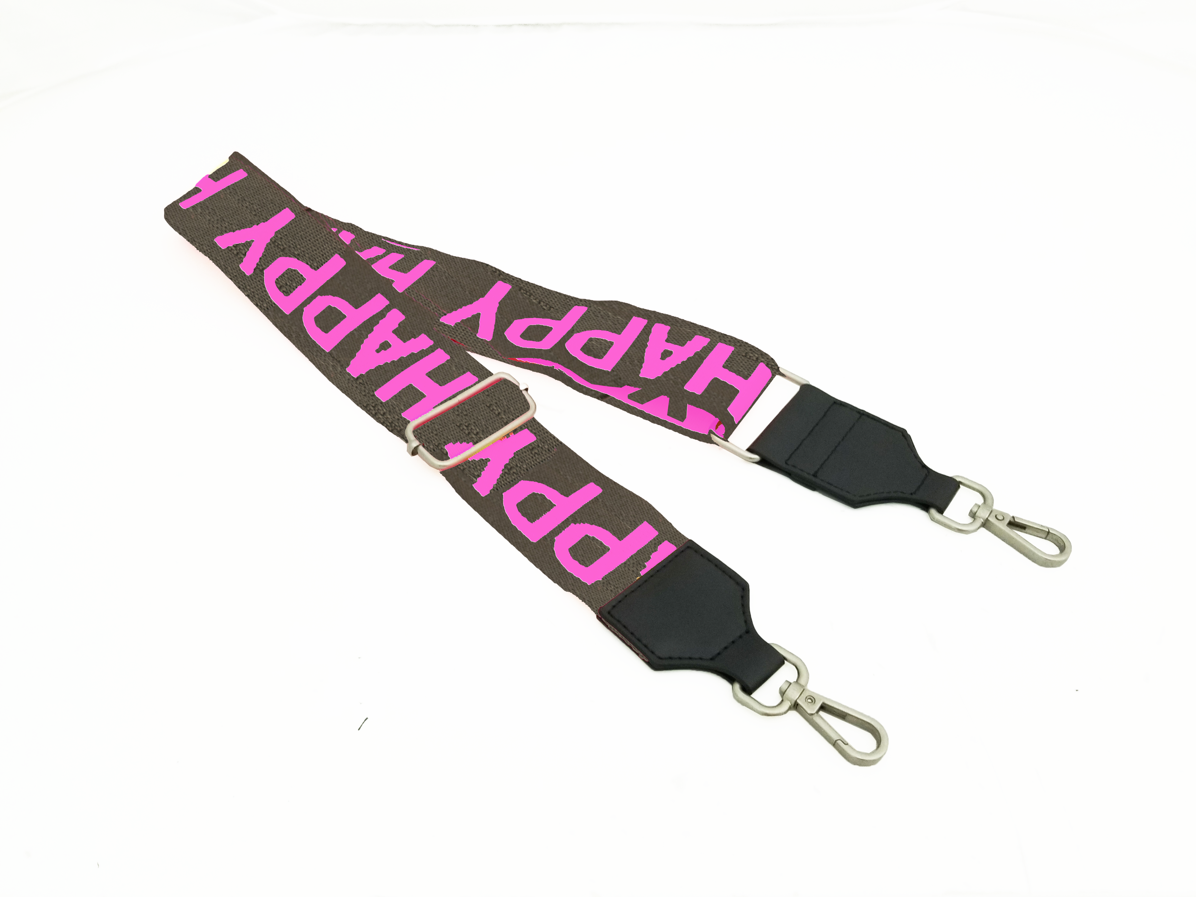 Koala Straps: Olive & Pink - HAPPY - Quilted Koala