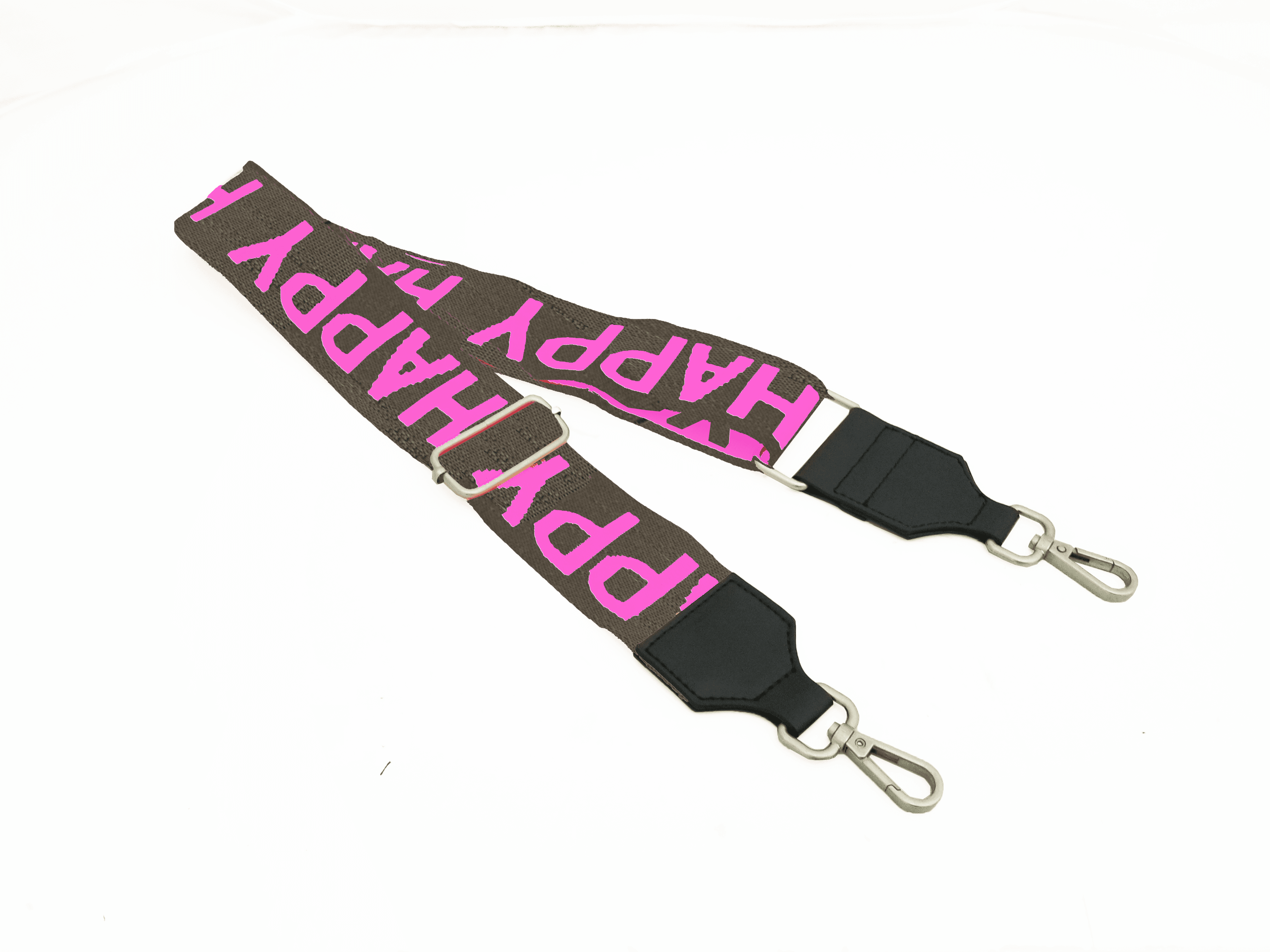 Koala Straps: Olive & Pink - HAPPY - Quilted Koala