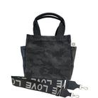 Mini Monogram Mini Luxe North South Bag: Black Camouflage - Quilted Koala