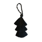 KOALA TASSEL - BLACK - Quilted Koala