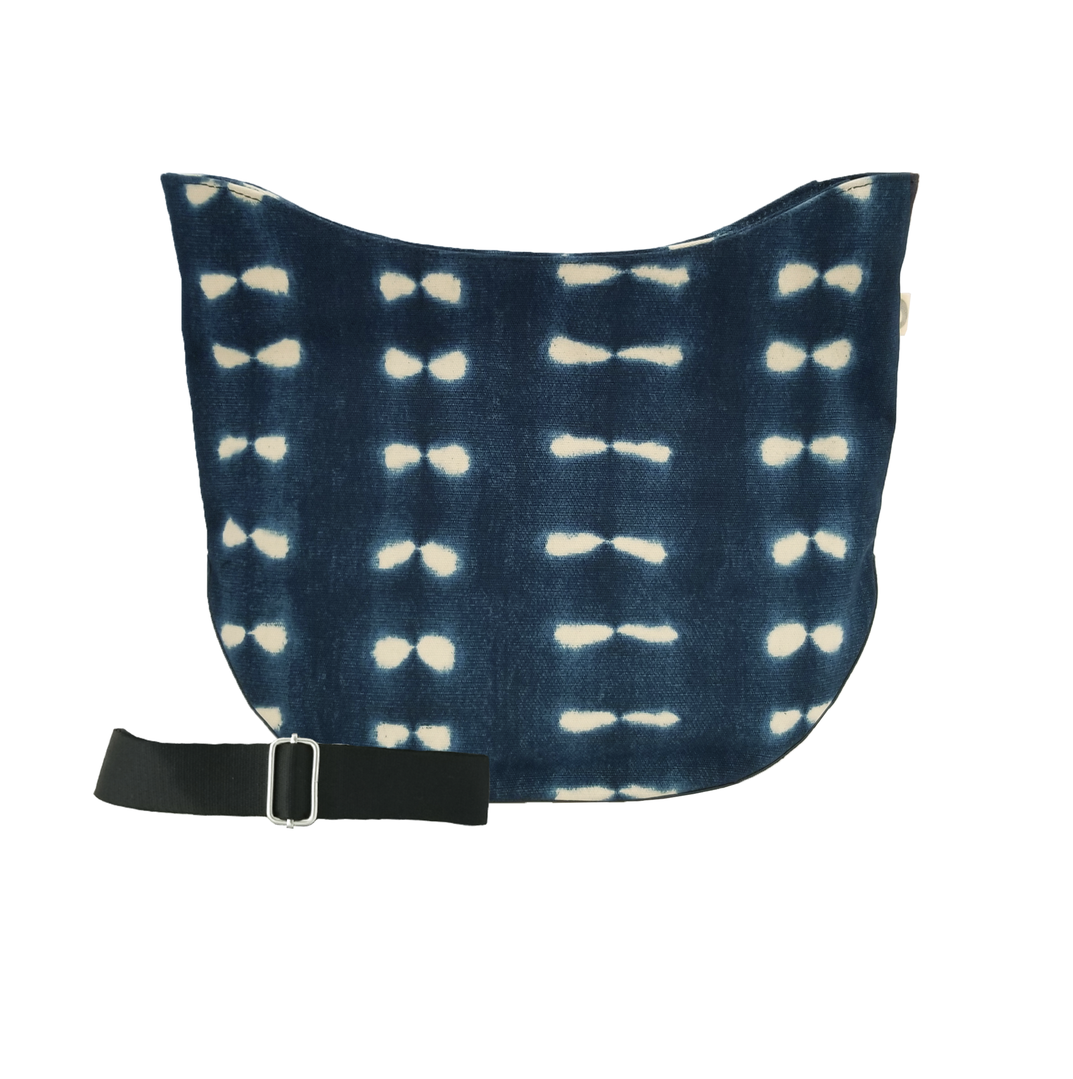 Monogram Stripe City Bag: Blue Shibori - Quilted Koala