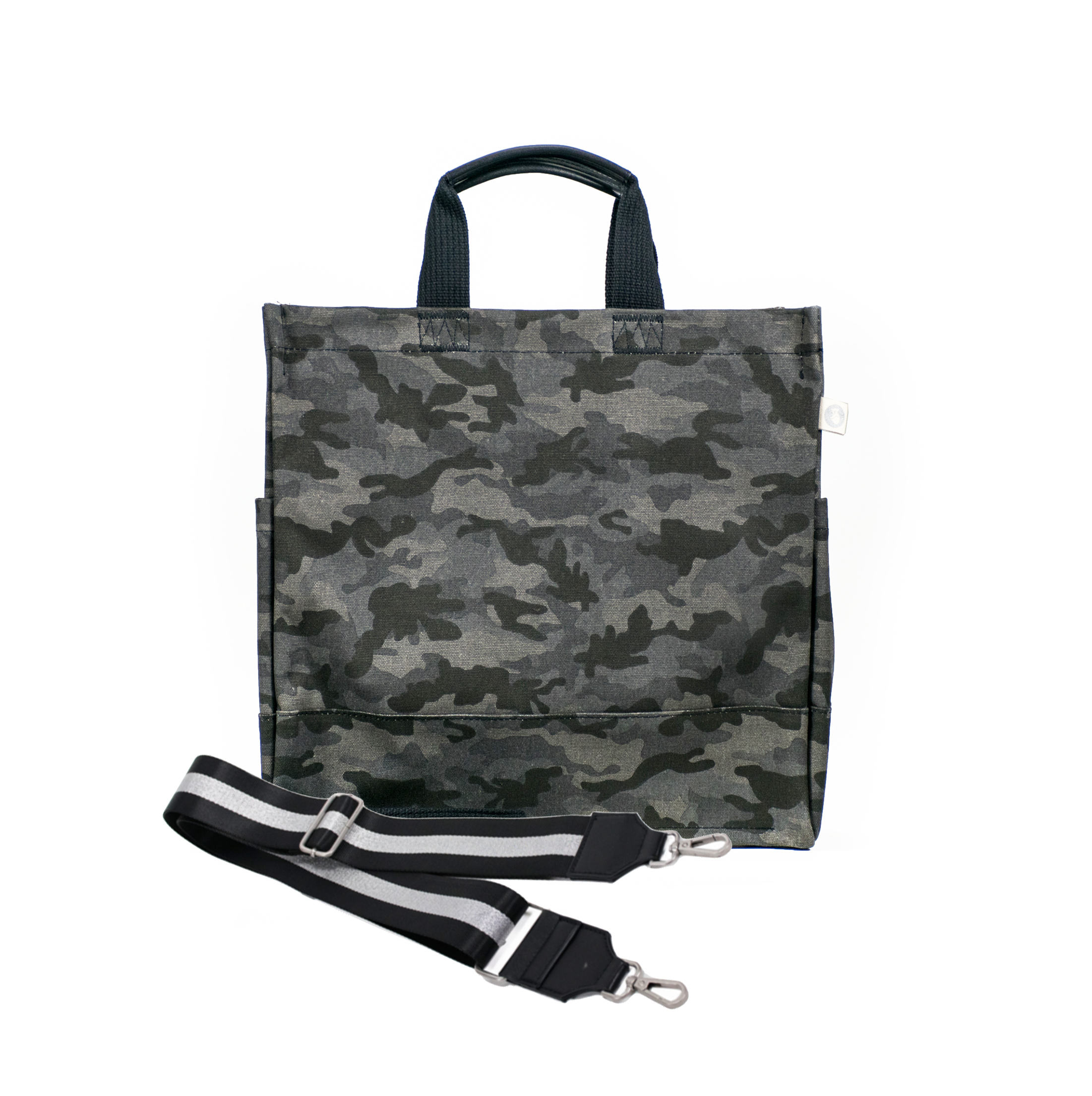 Luxe North South: Black Camouflage - Quilted Koala