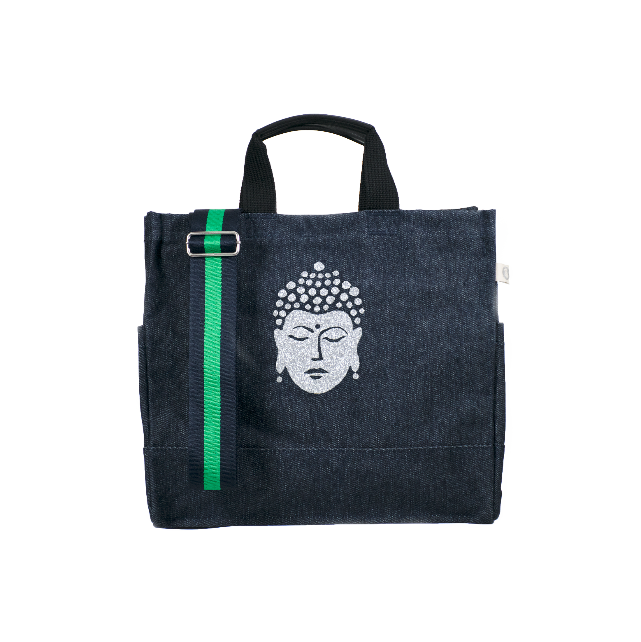 Koala Straps: Navy & Green - Quilted Koala