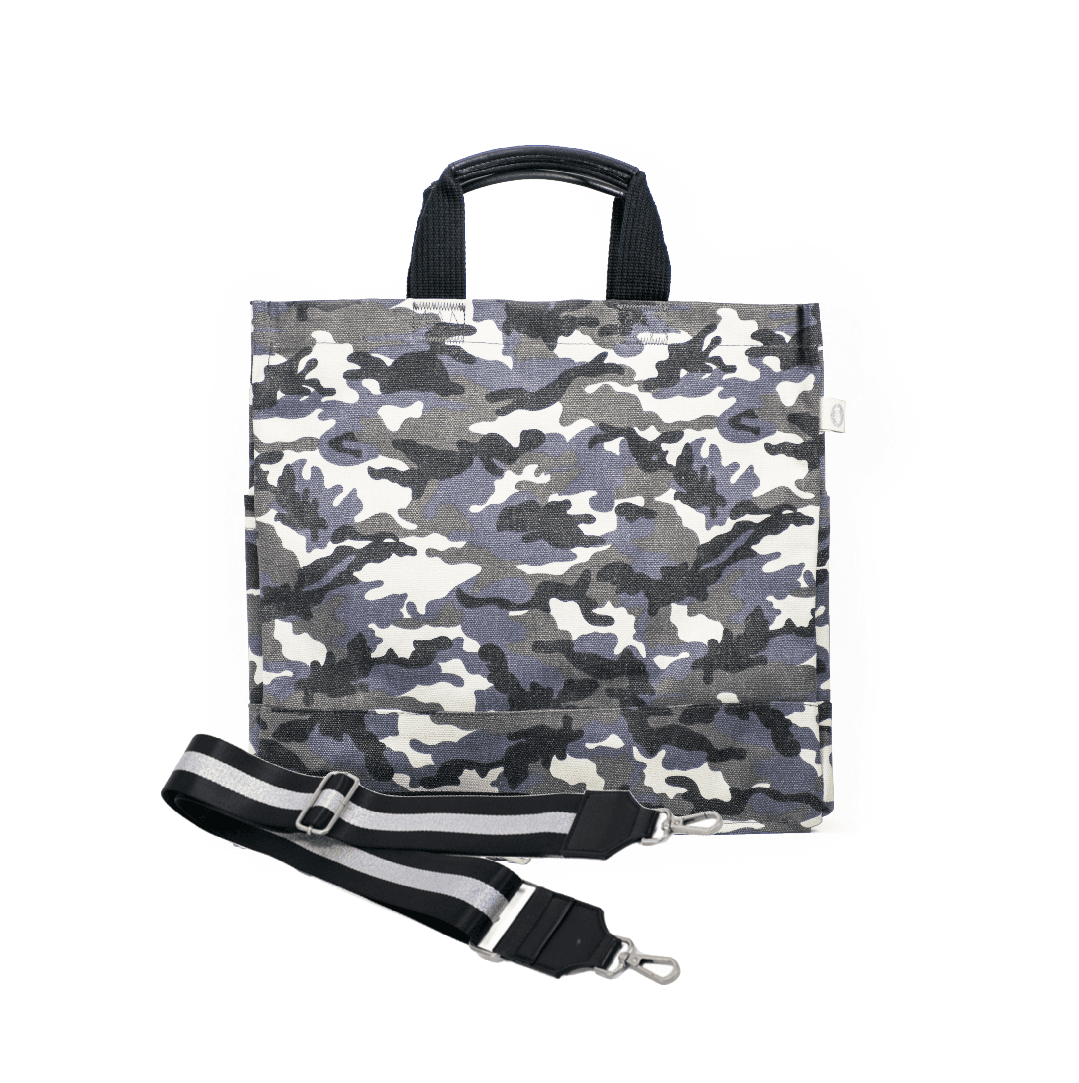 Mini Monogram Grey Camo North South Bag - Quilted Koala