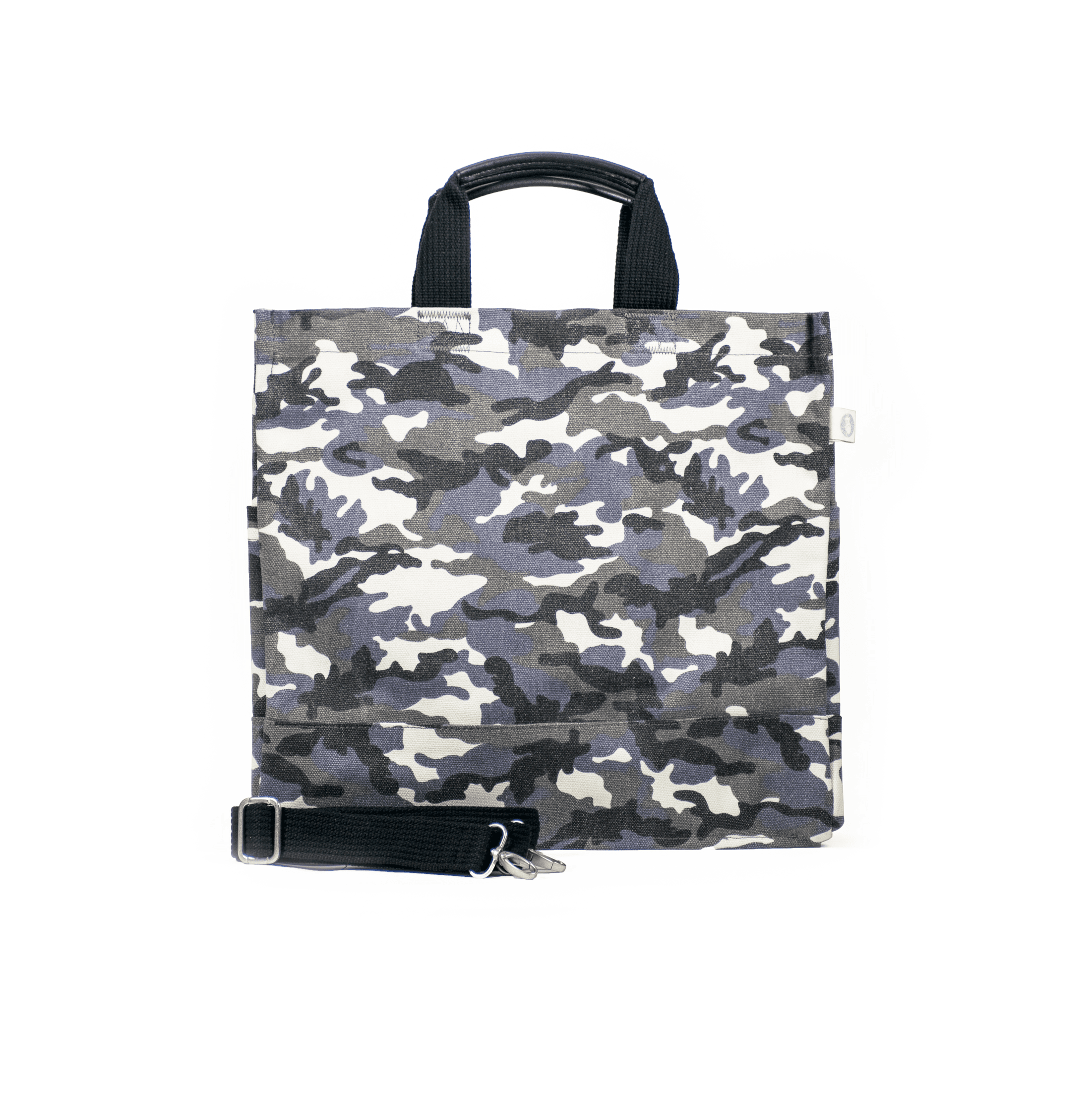 Monogram Stripe Grey Camo North South Bag - Quilted Koala