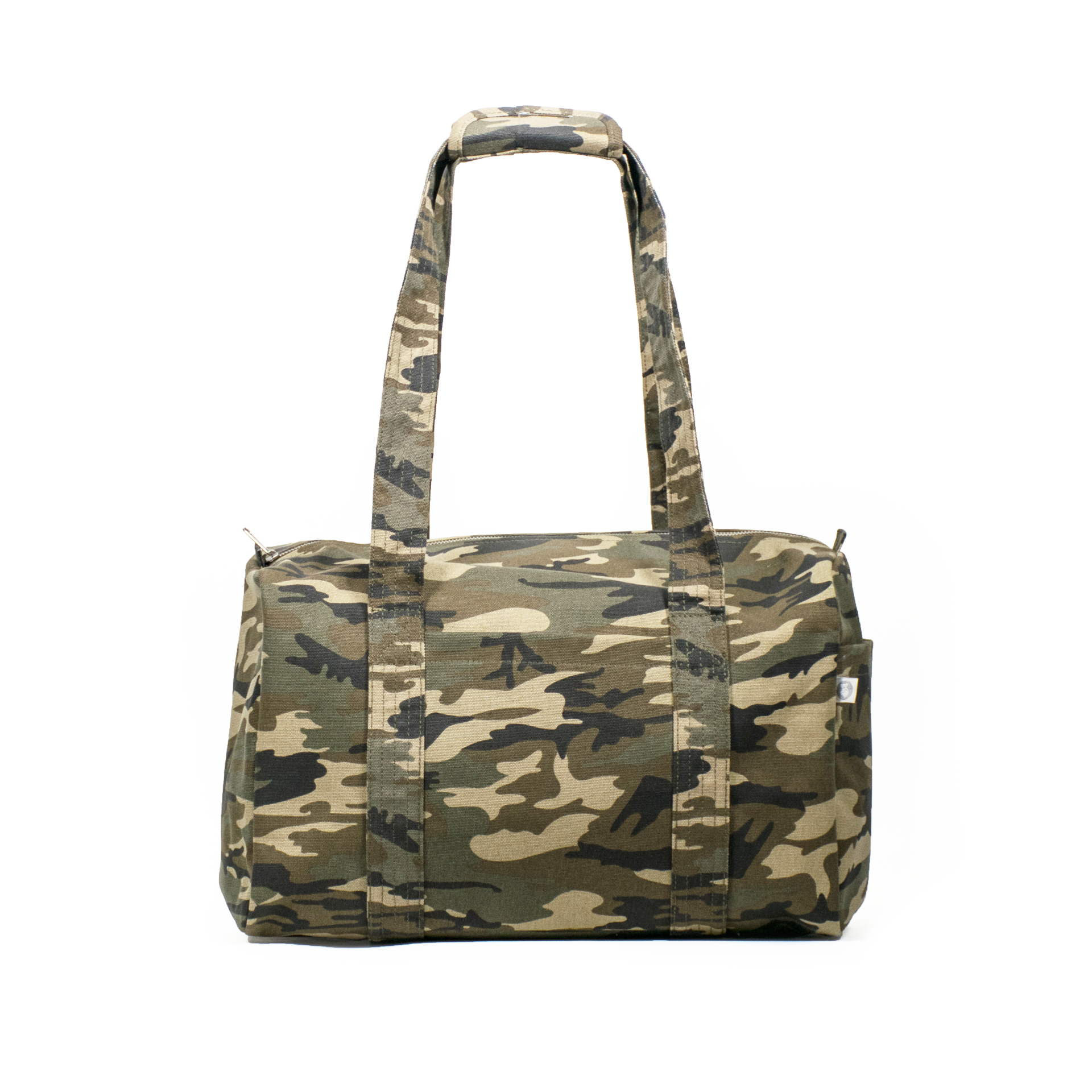 Small Duffel in Green Camo - Quilted Koala