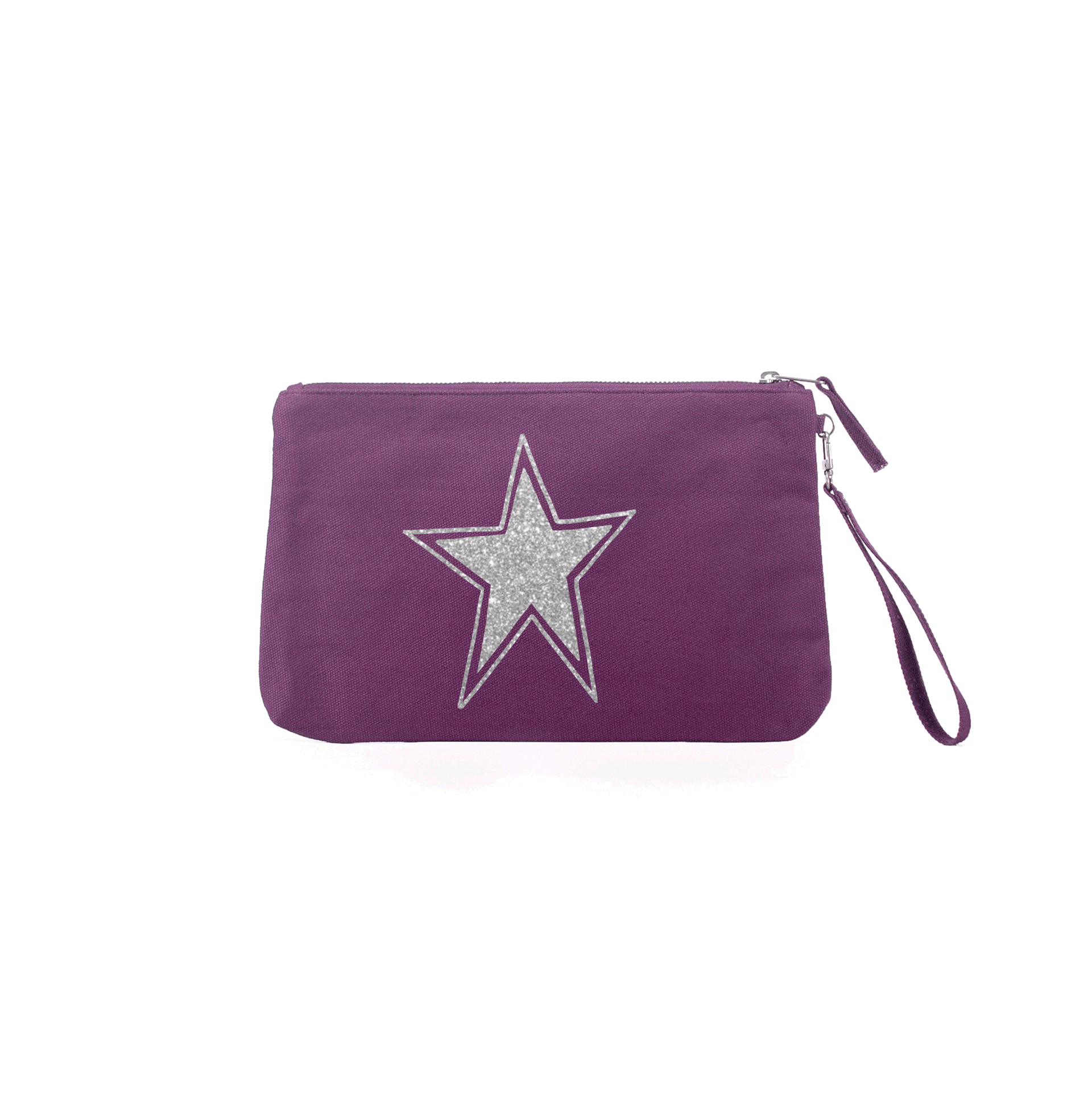 Luxe Clutch with Wristlet - PLUM - Quilted Koala