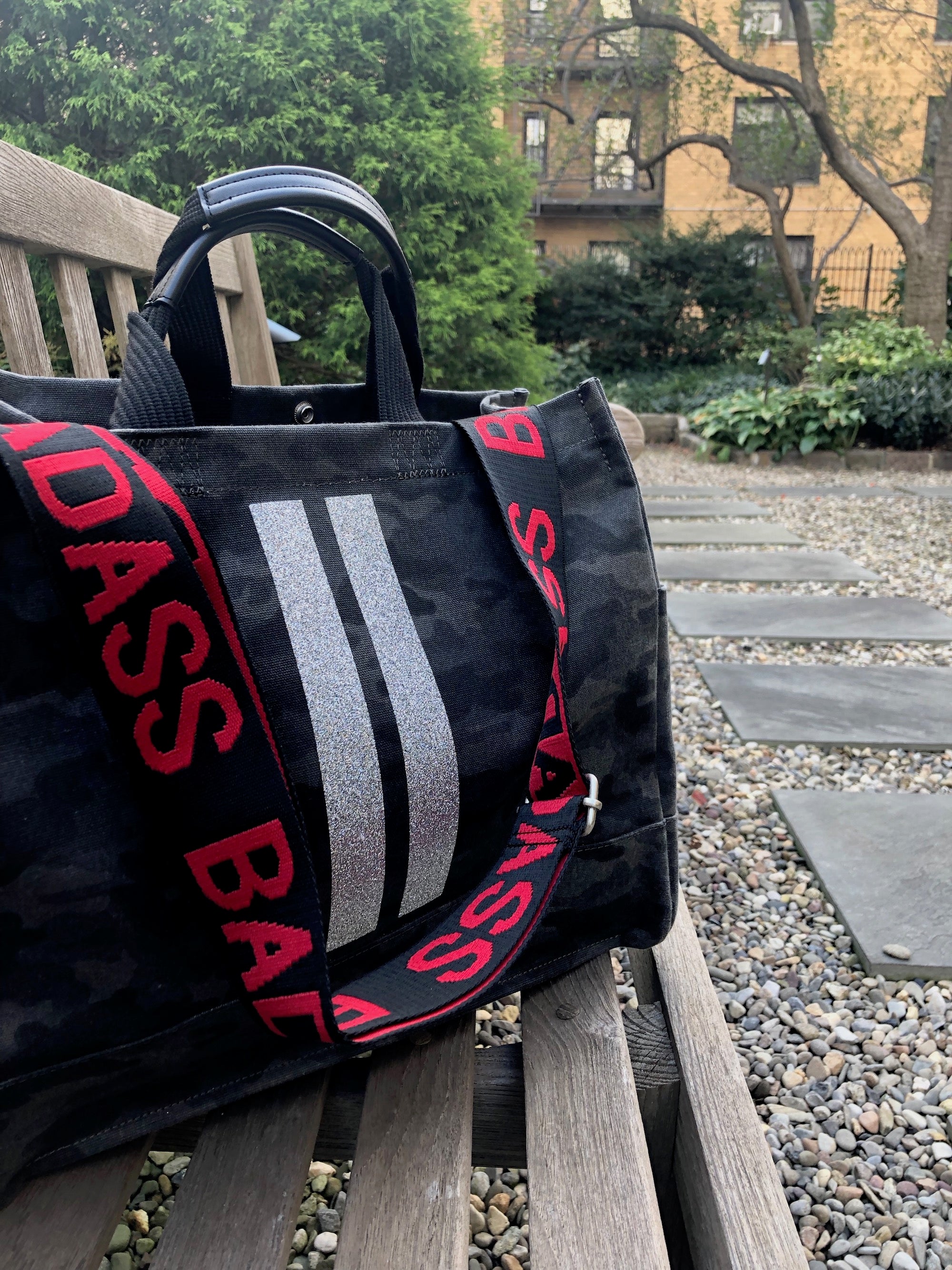 Luxe North South: Black Camouflage - Quilted Koala