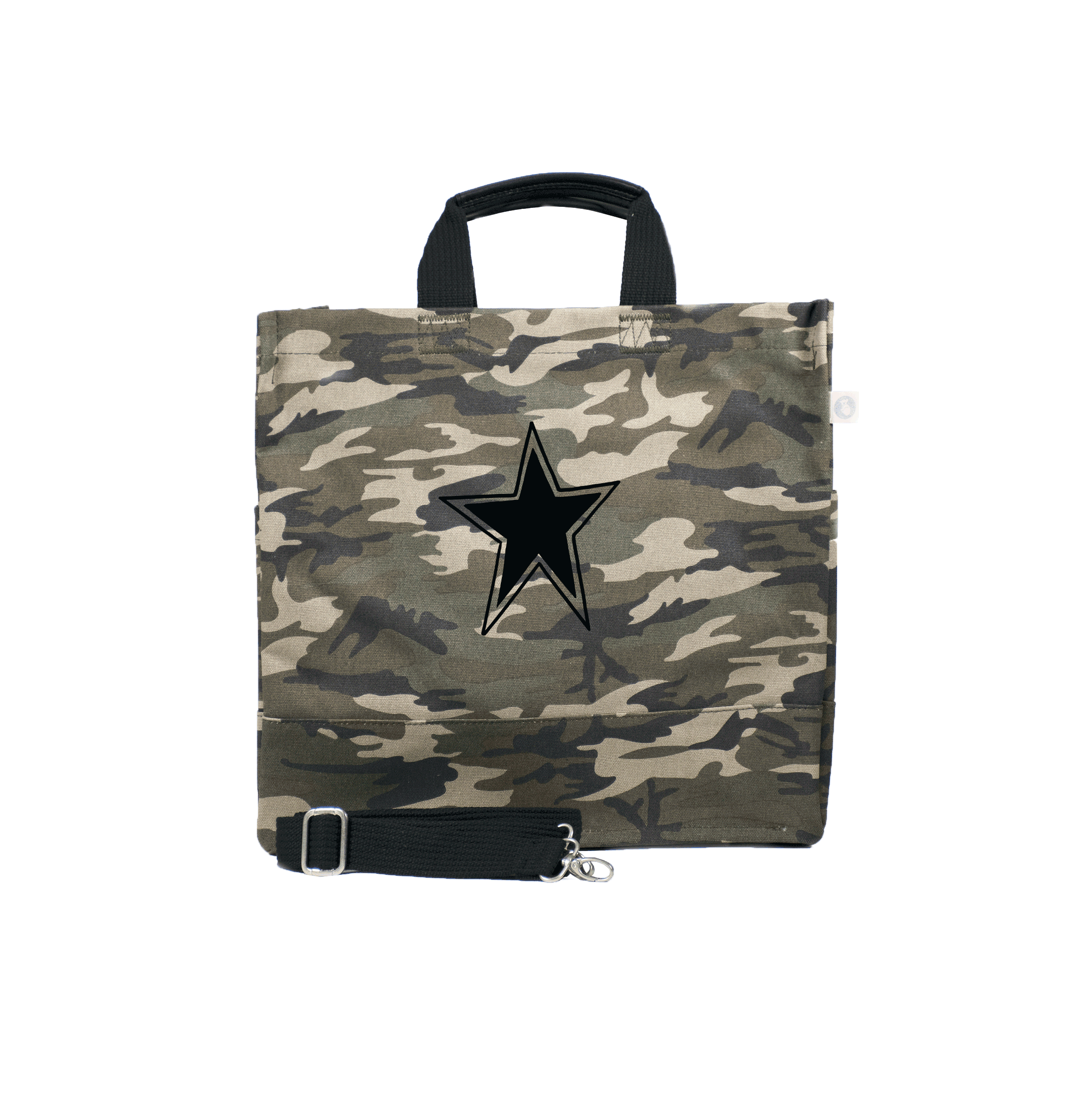 Luxe North-South Bag: Camouflage - Quilted Koala