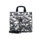 Luxe North-South Bag: Grey Camouflage - Quilted Koala