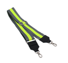 Koala Straps: Grey & Neon Yellow - Quilted Koala